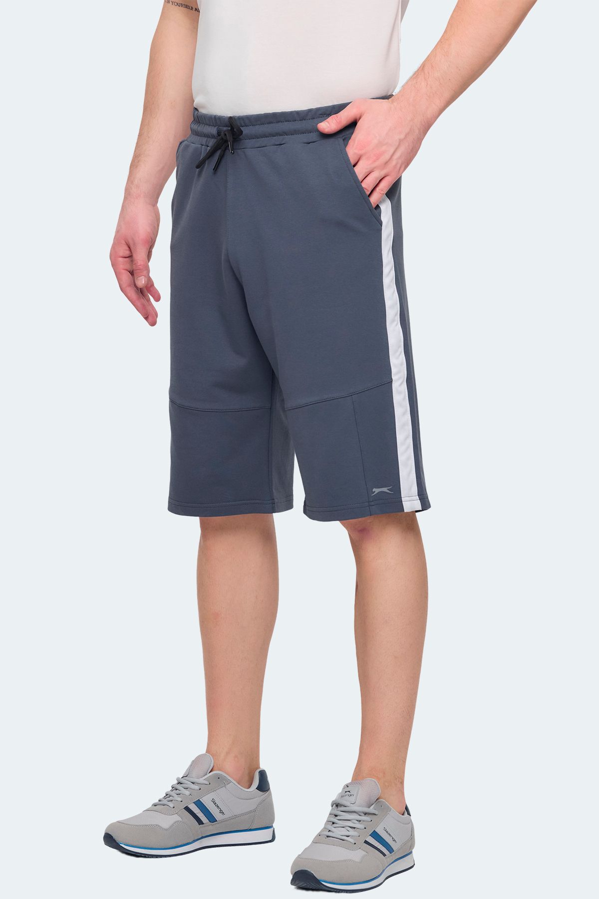 Slazenger POLONA I Erkek Şort Koyu Gri