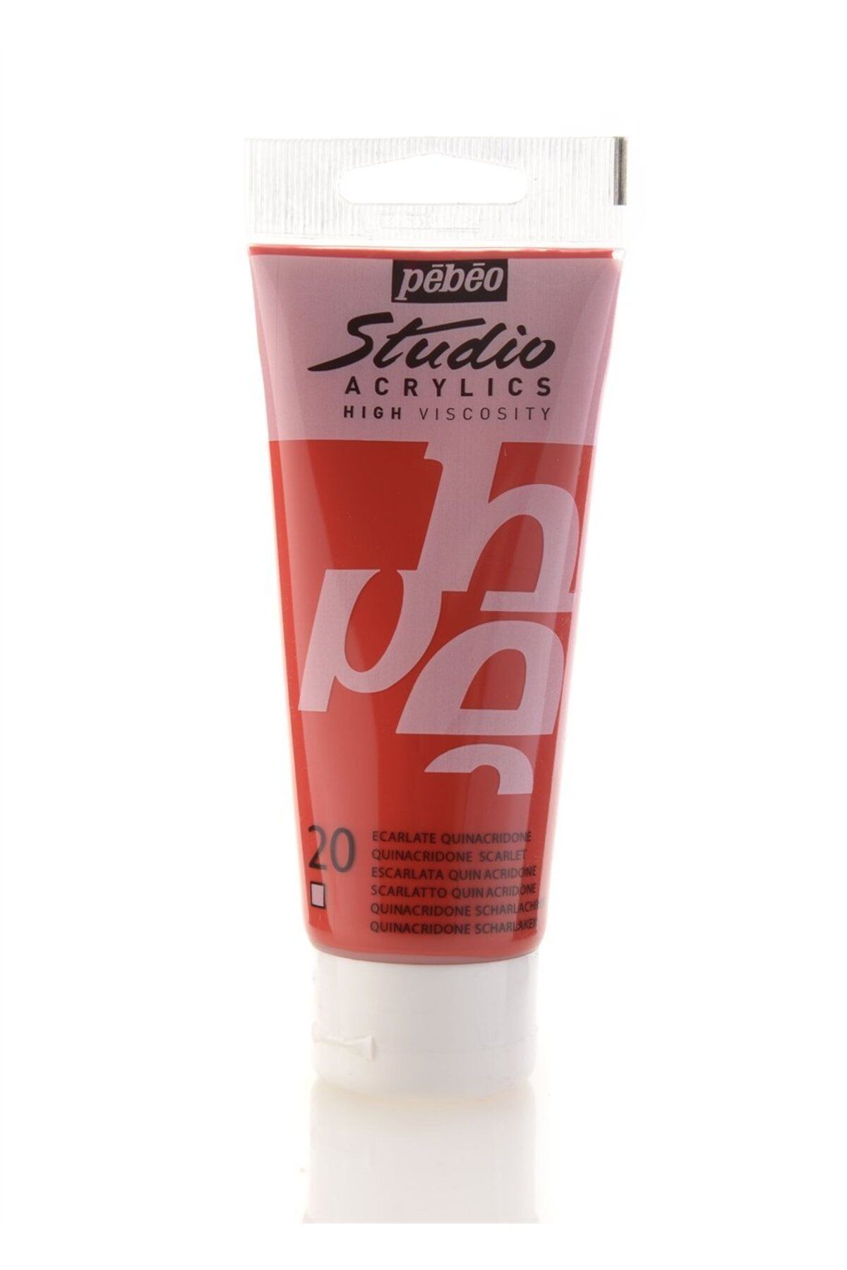 Pebeo xl Studio Pro. Akrilik Boya 100ml 20 Quinacrodone Scarlet