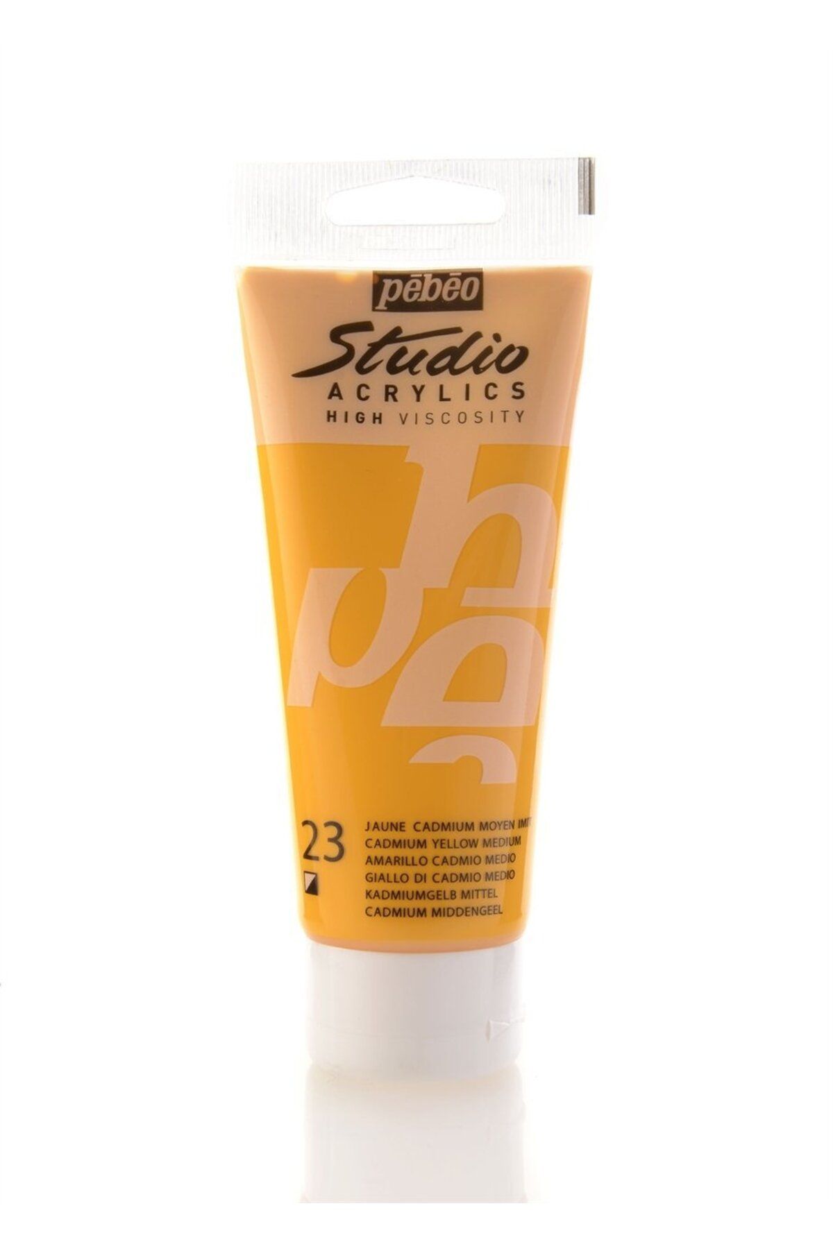 Pebeo xl Studio Pro. Akrilik Boya 100ml 23 Medium Cadmium Yellow
