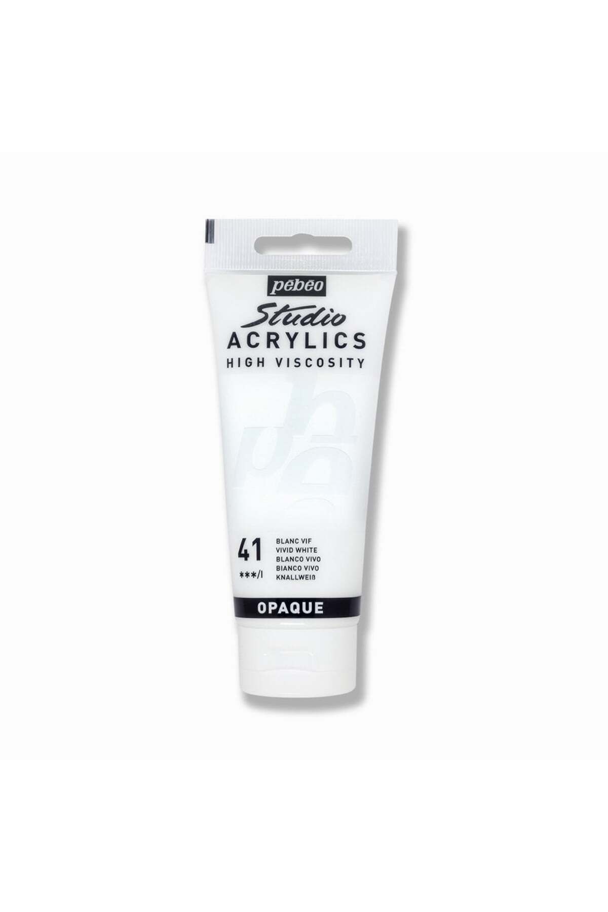 Pebeo xl Studio Pro. Akrilik Boya 100ml 41 Blanc Vif