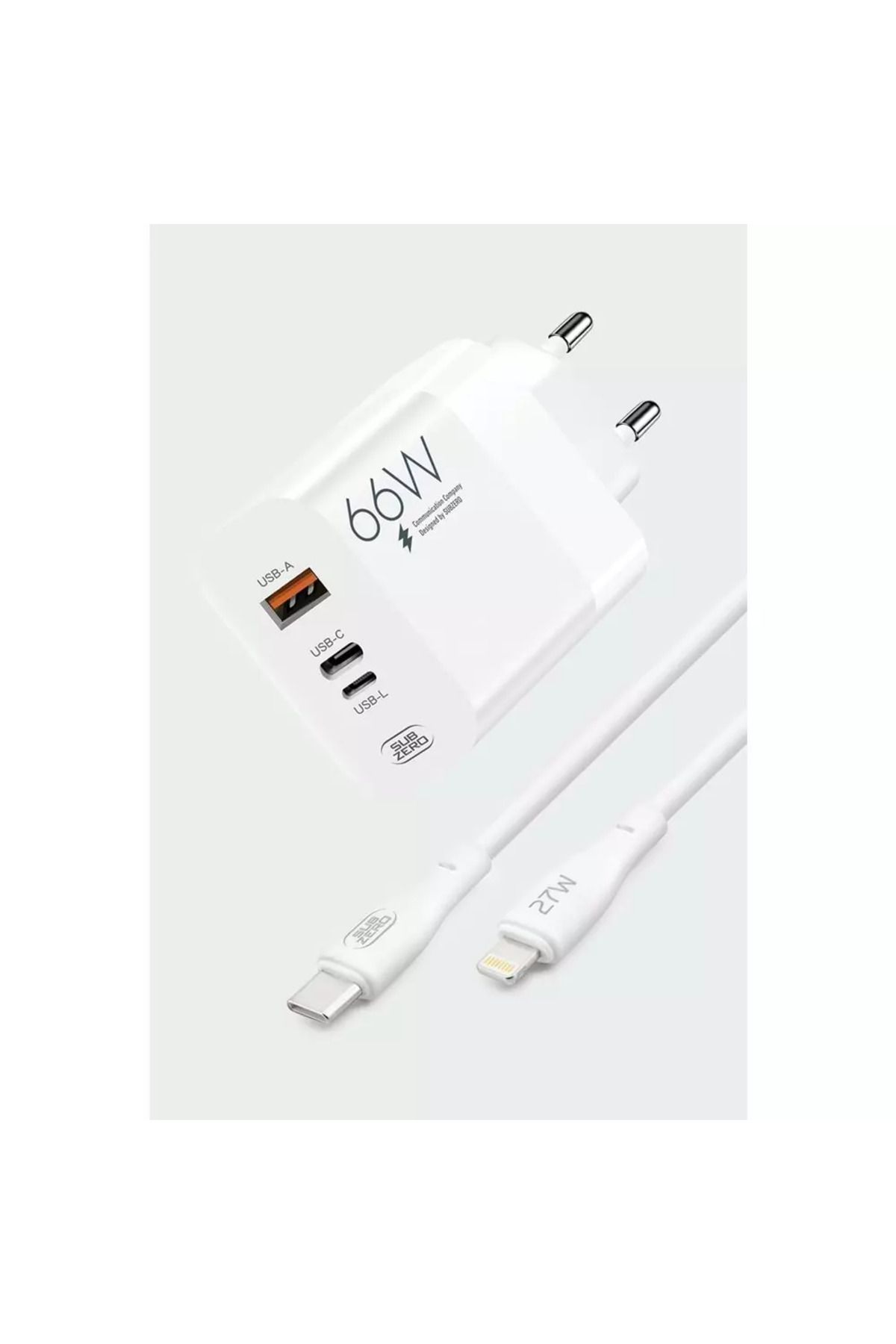 Auris SG90 66W Usb+PD+Ligtning Girişli Turbo Şarj Aleti