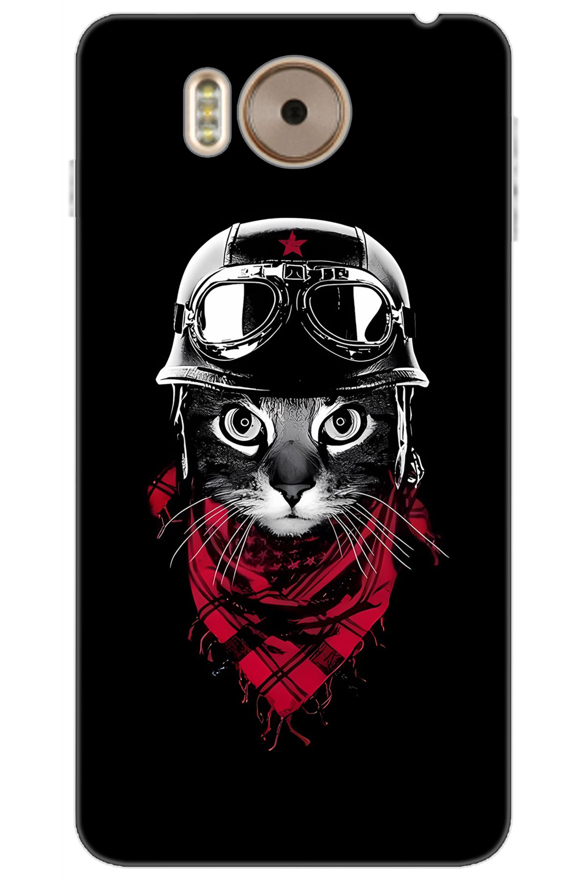 Ceppare Vestel Venüs V3 5580 Uyumlu Kılıf Desen Baskılı Silikon Pilot Kedi STK:656 CP-zTr703A