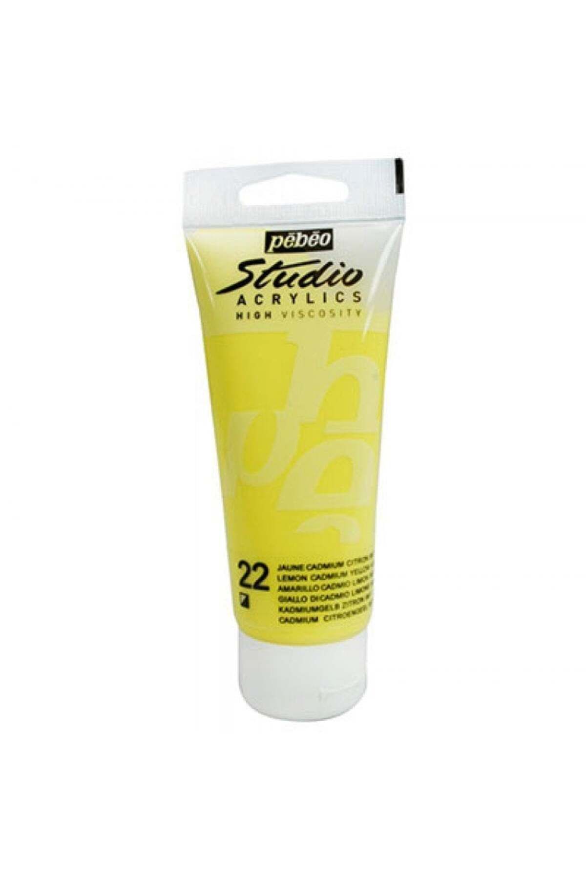 Pebeo xl Studio Pro. Akrilik Boya 100ml 22 Lemon Cadmium Yellow