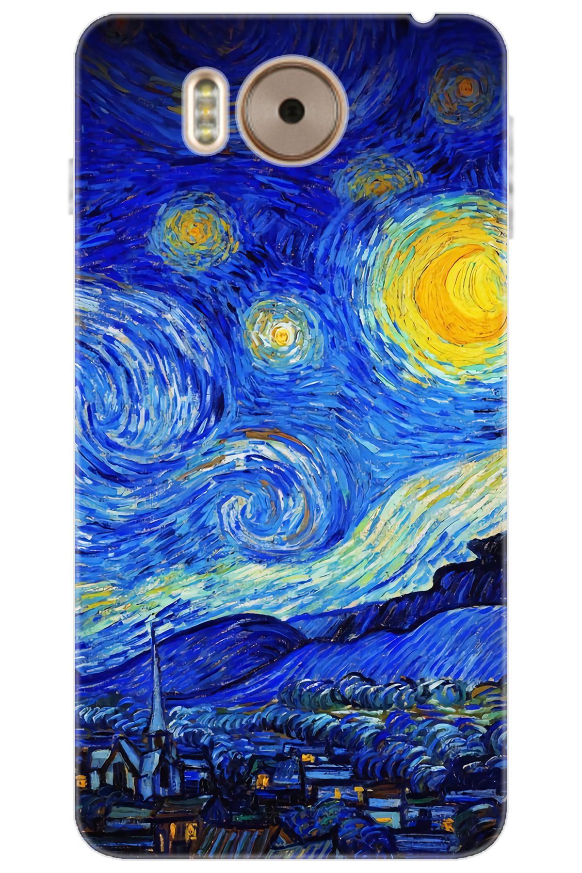 Ceppare Vestel Venüs V3 5580 Uyumlu Kılıf Desen Baskı Silikon Starry Night Yıldızlı Gece STK:757 CP-s0MwPIA