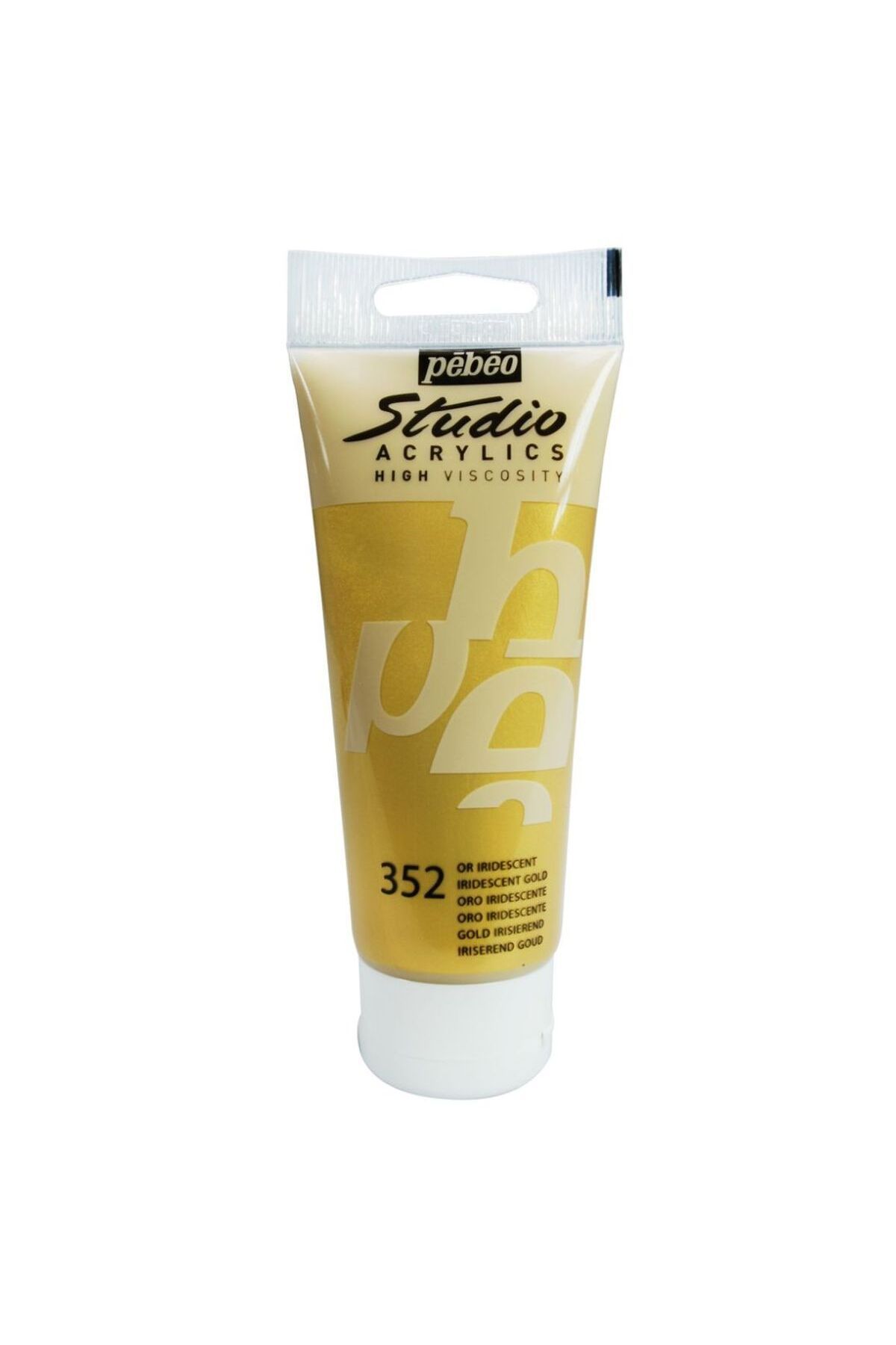 Pebeo xl Studio Pro. Akrilik Boya 100ml 352 Irıdescent Gold