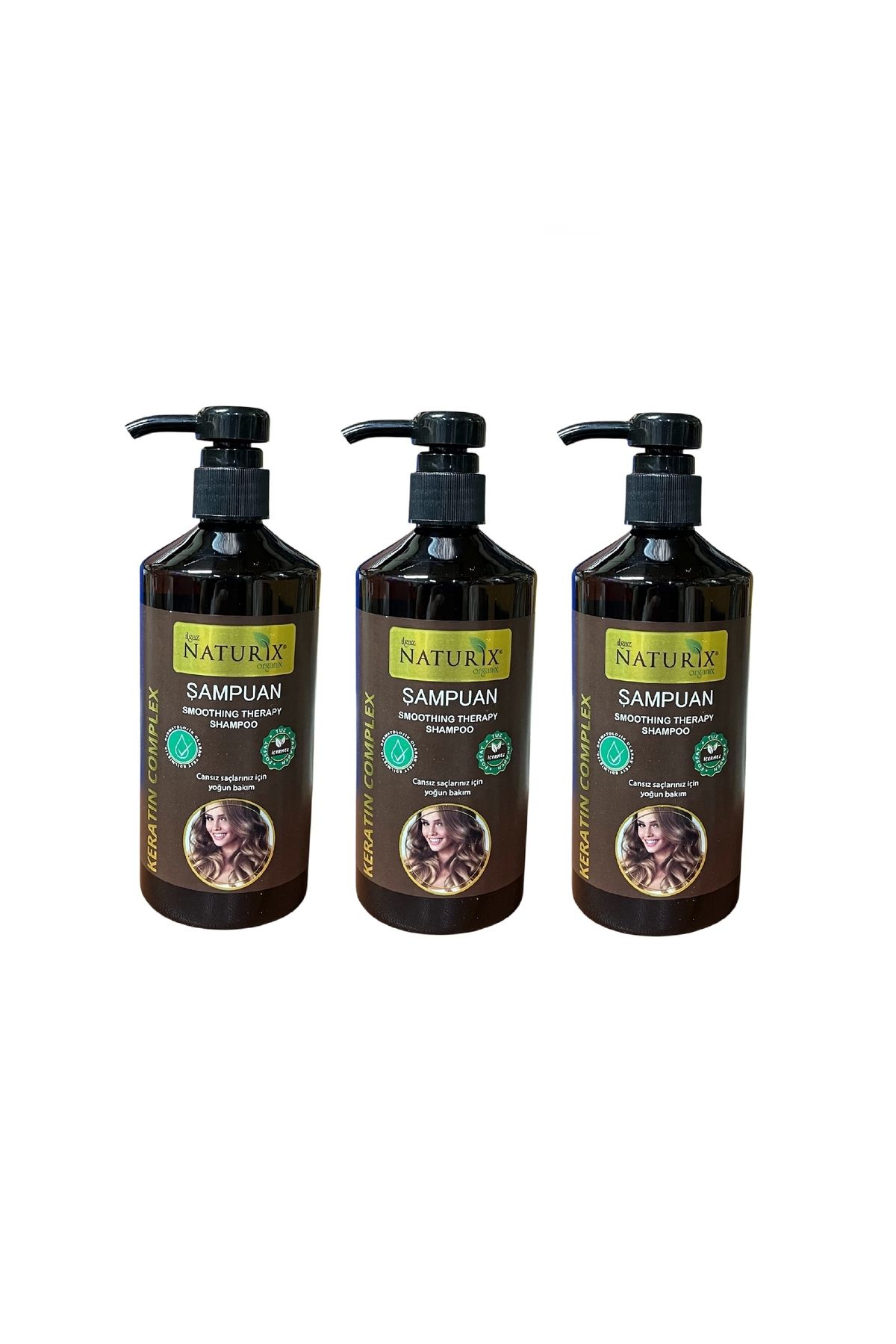 DVD Lokman Aktar Keratin Complex Şampuan 600 ml, 3Adet, Dvd Lokman Aktar