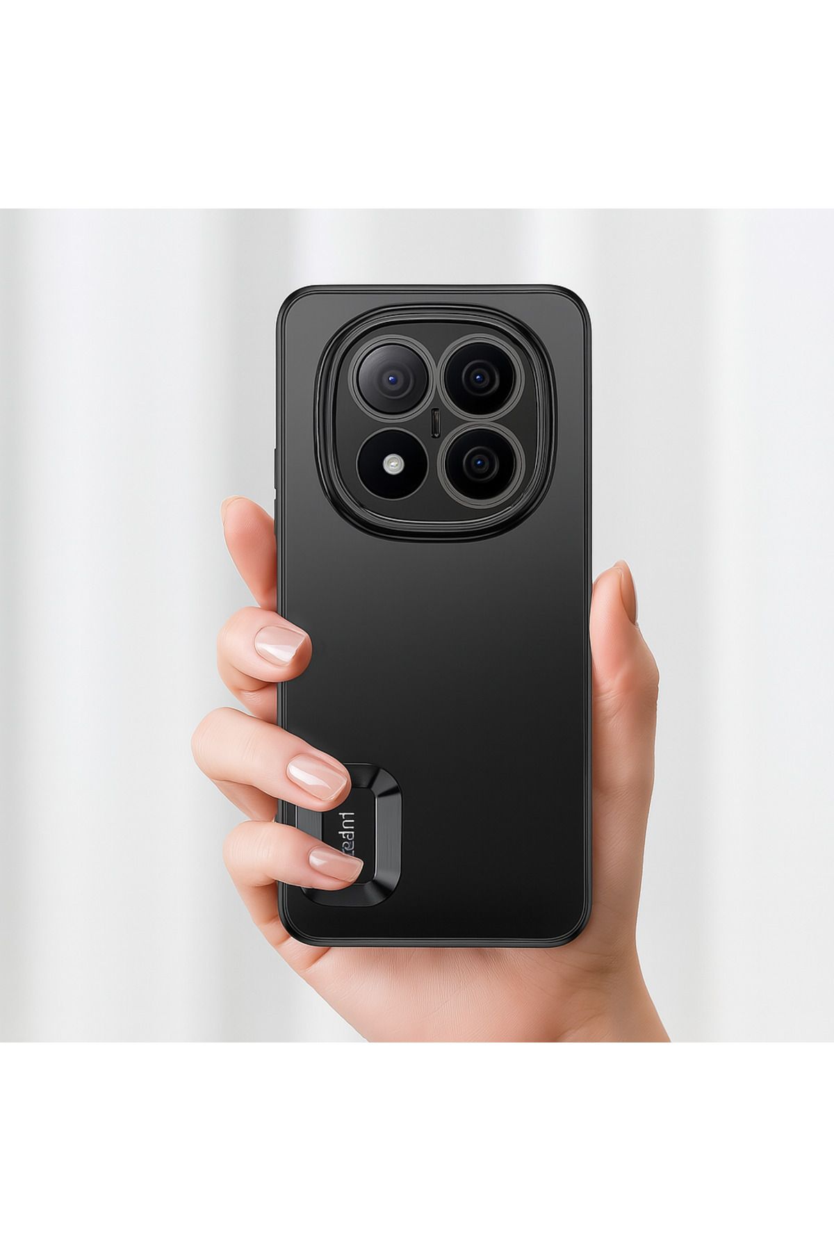 Rivor Redmi Note 14 Pro 5G & Poco X7 5G Kılıf Kamera Korumalı Kenarları Renkli Şeffaf Logo Gösteren Kapak