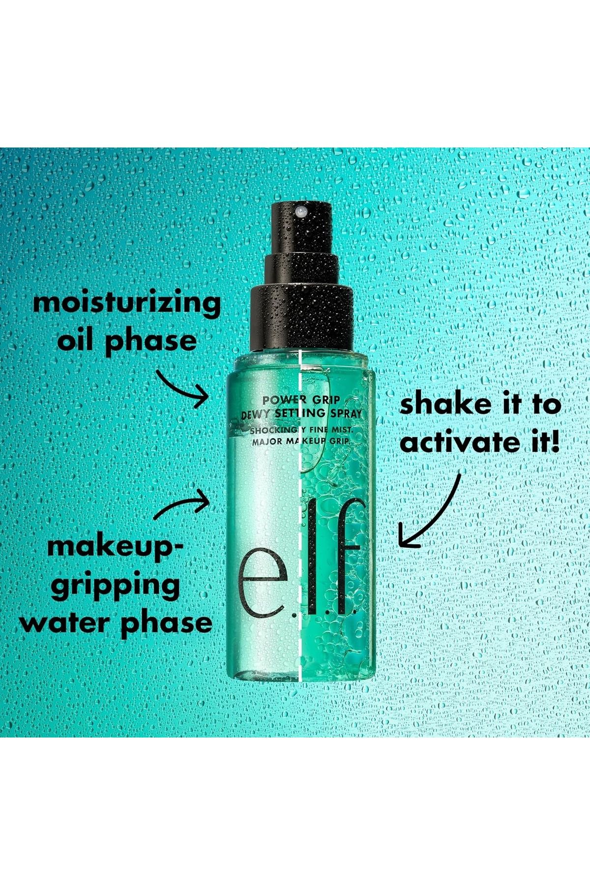 Alf-Dewy Power Grip Setting Spray Ultra-smooth, long-lasting formula locks in makeup for a wet finish 2