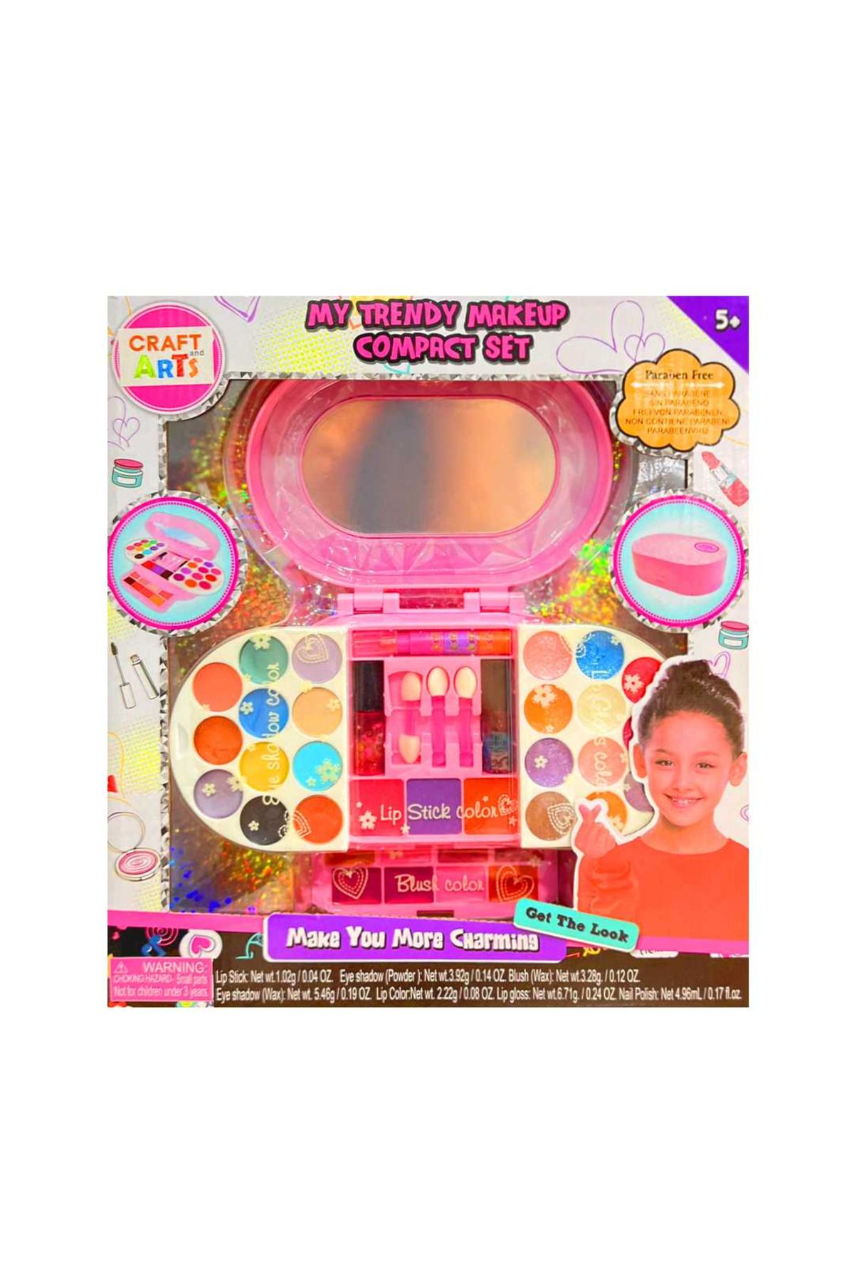 Art Tone CRAFT AND ARTS MY TRENDY MAKEUP COMPACT SET MAKYAJ SETİ 5+