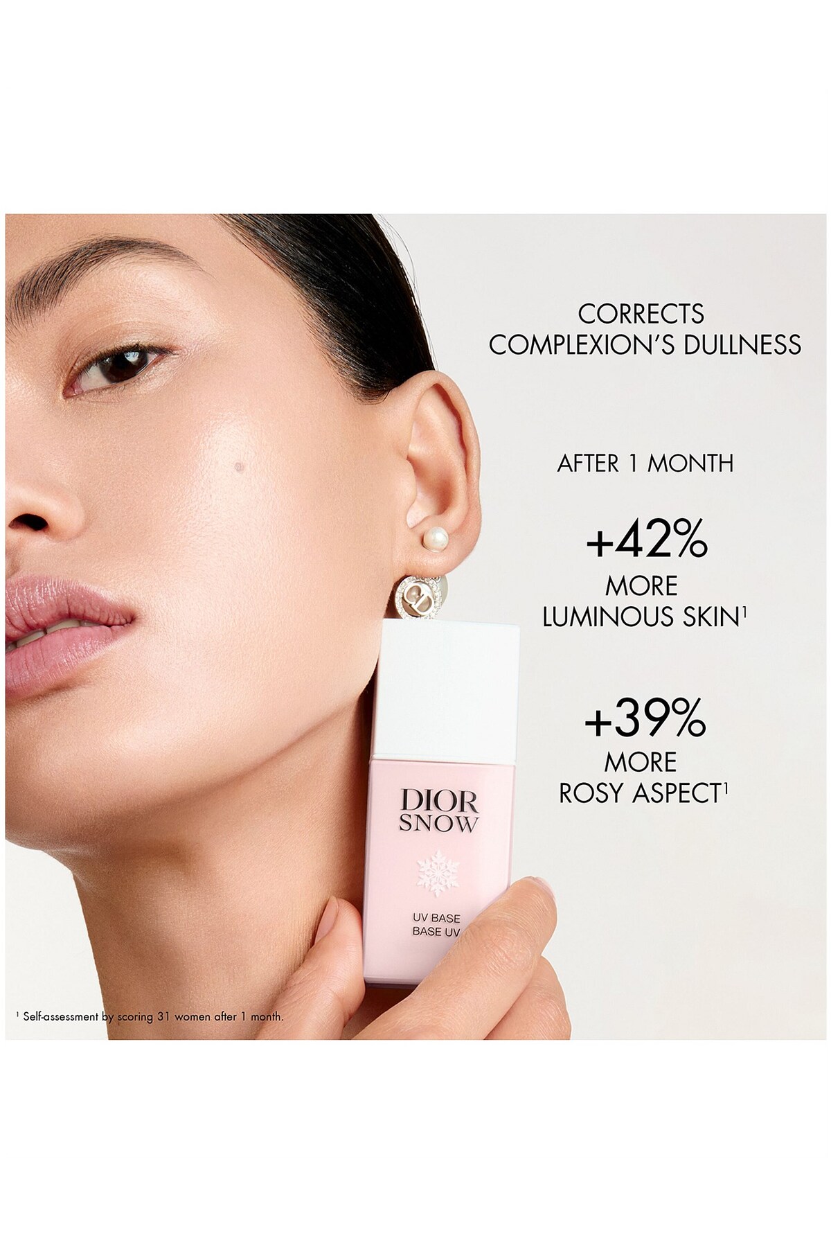 Snow Brightening Makeup Uv Blue Base Spf 50 — صورتی NW013DR — تصویر 3 از 5