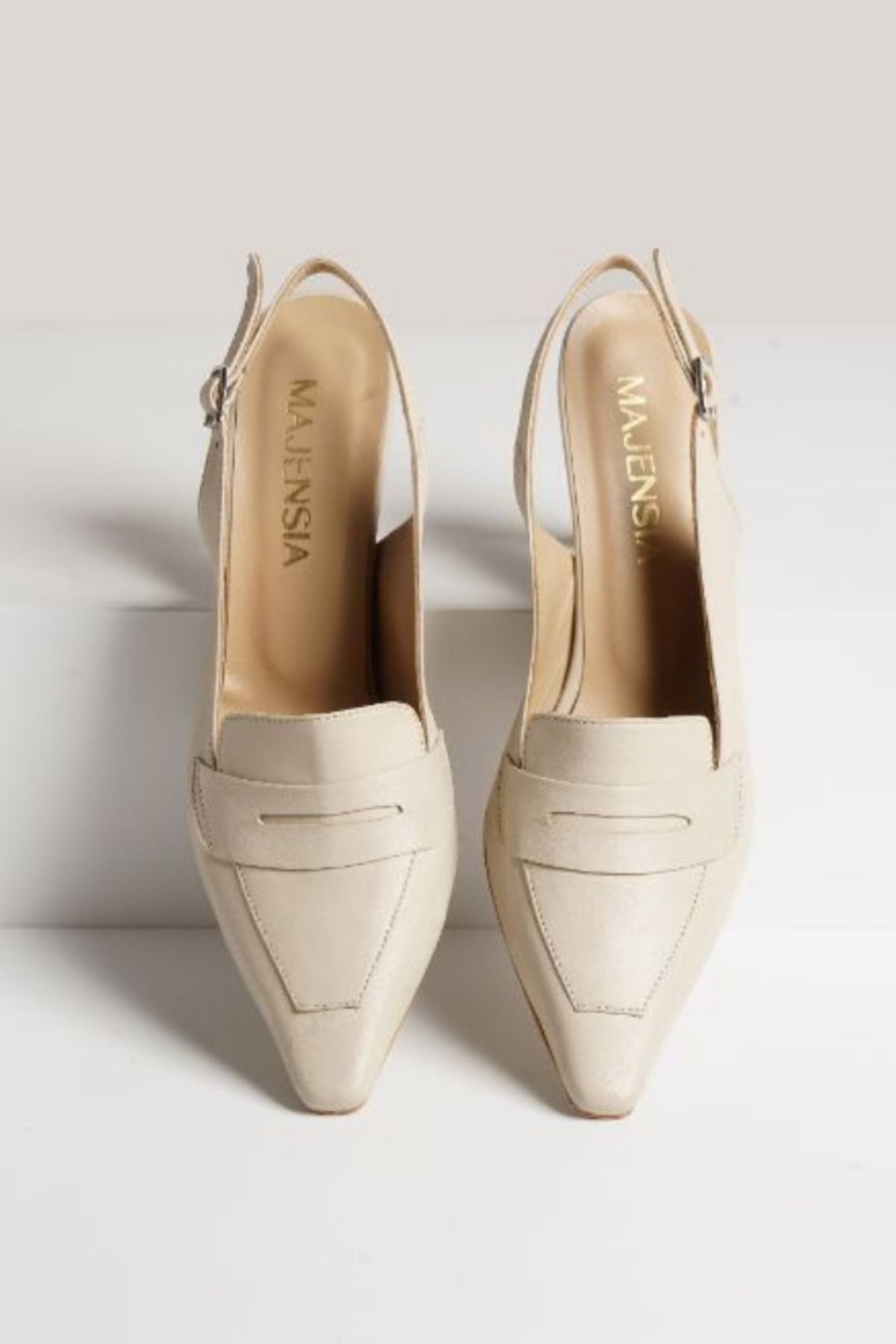 BEİAZ Majensia Kadın Topuklu Slingback Ayakkabı