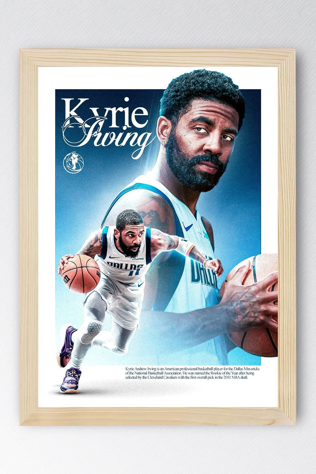 Saturn Kyrie Irving Çerçeveli Tablo - Dallas Mavericks NBA Posteri Tablo