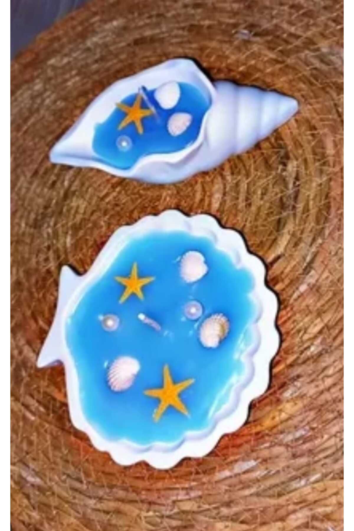 nkc DENİZ KABUGU MUM SETİ