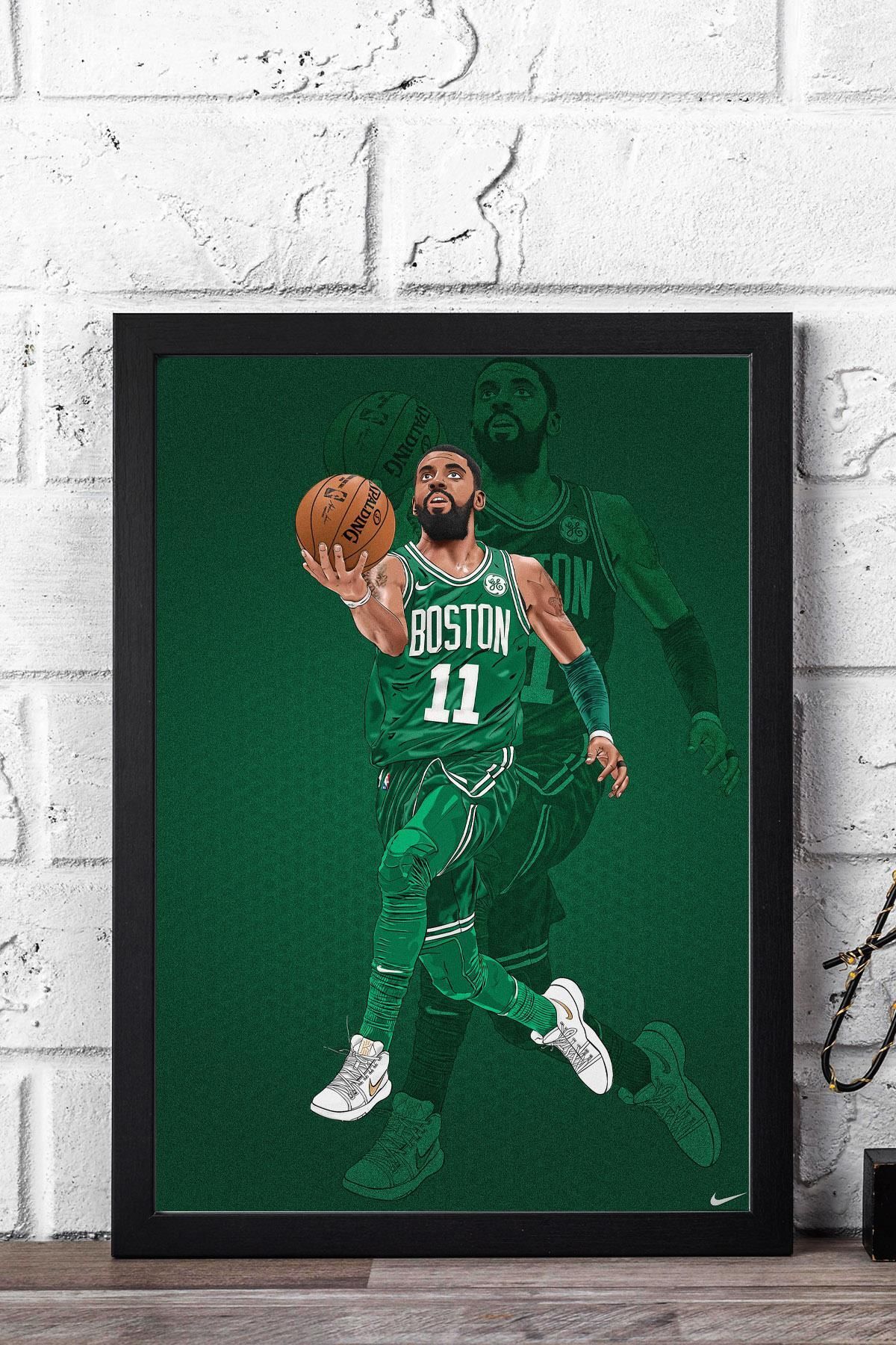 Saturn Kyrie Irving Çerçeveli Tablo - Basketbol NBA Posteri Tablo