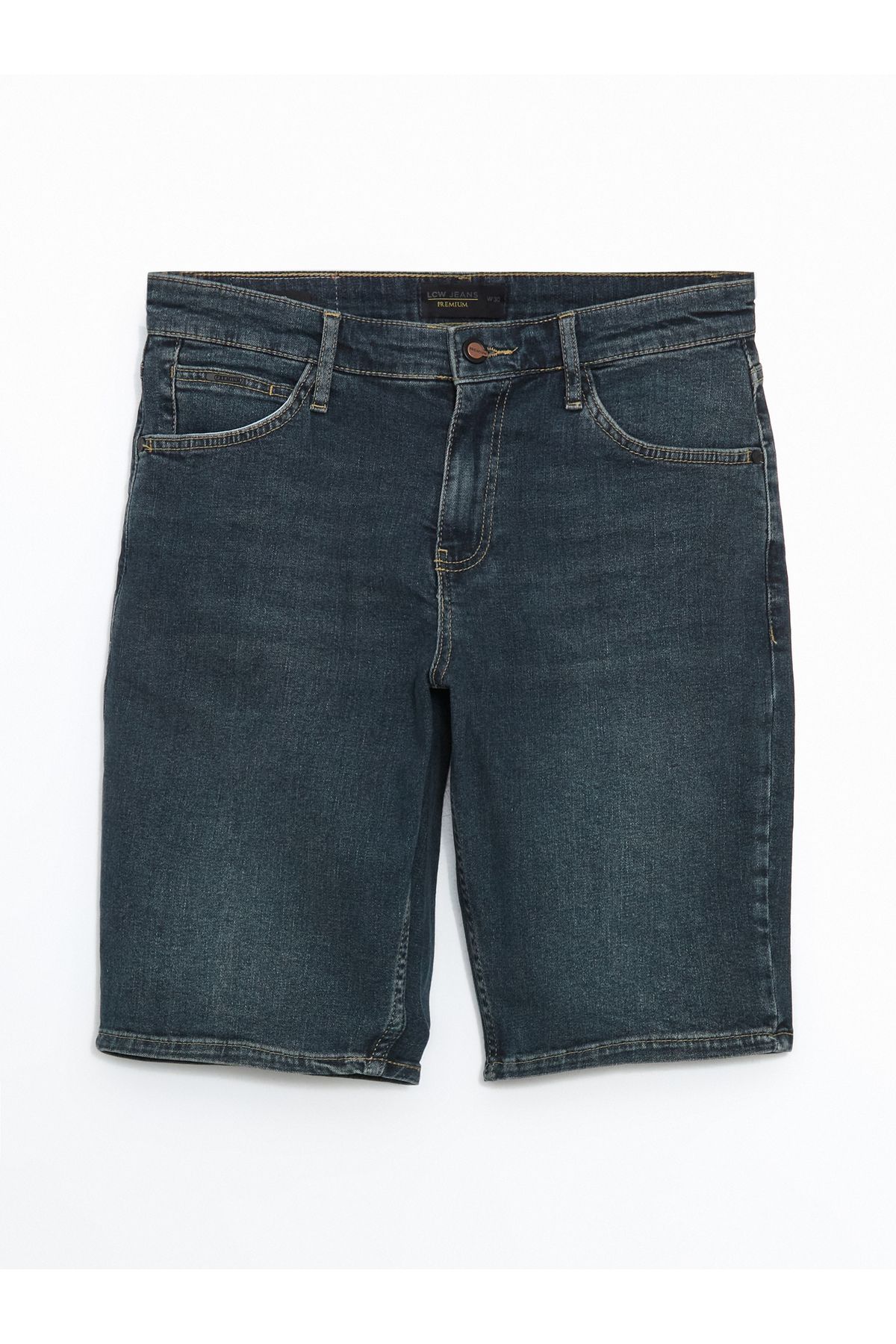 LC Waikiki-Ανδρικό τζιν σορτς Standard Fit 5