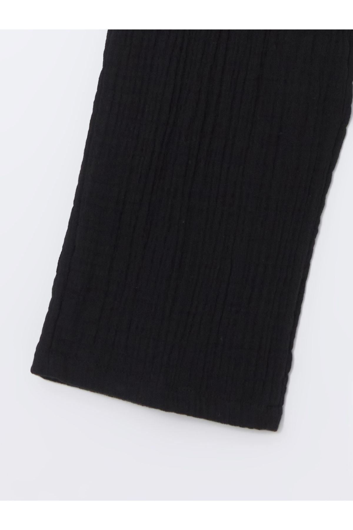 LC Waikiki-Strukturierte Mädchenhose mit elastischem Bund 2