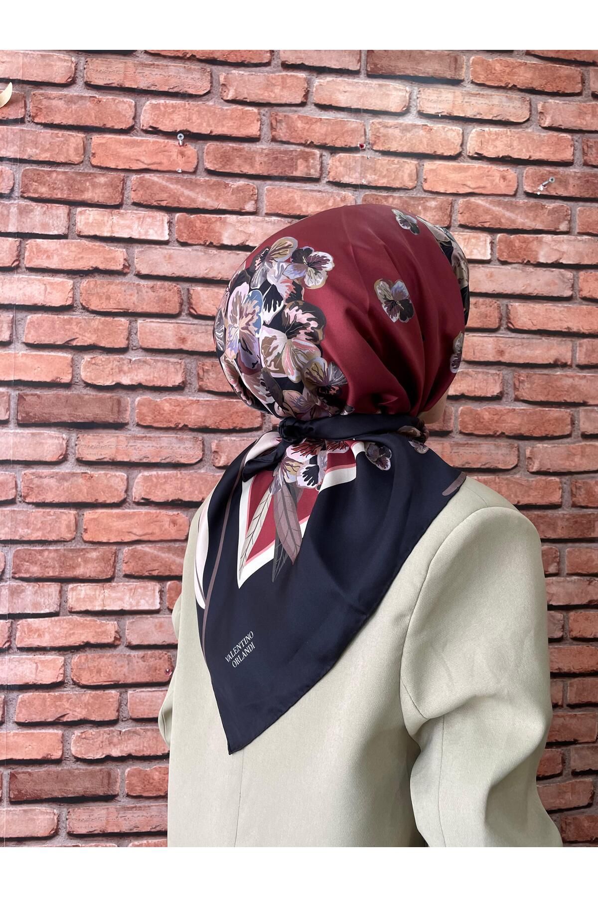 Valentino Orlandi twill ipek eşarp