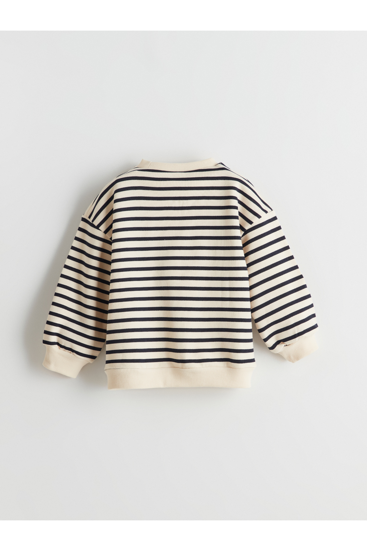 LC Waikiki LCW Kids Bisiklet Yaka Çizgili Kız Çocuk Sweatshirt fotoğrafı 3 (önizleme)