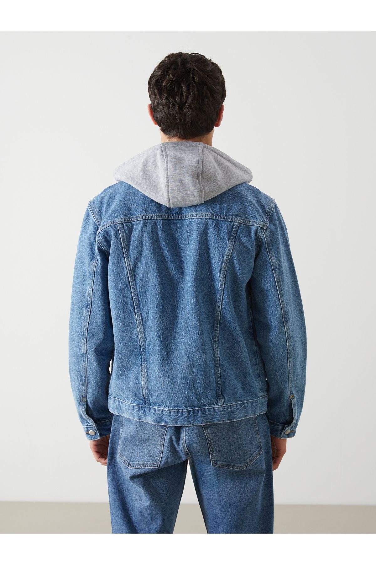 LC Waikiki-Ανδρικό Jean Jacket Standard Fit 4