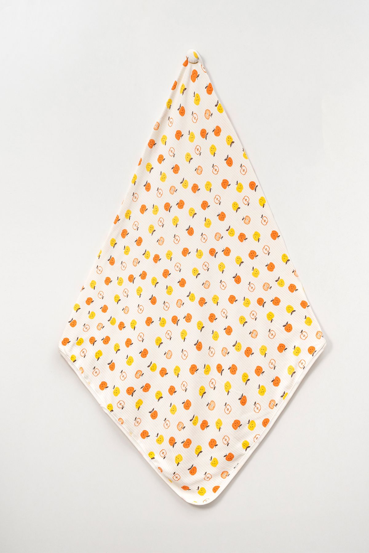 Teddy Pie Sevimli Meyveler Desenli Pamuklu Çift Kat 80x90 cm Bebek Battaniyesi
