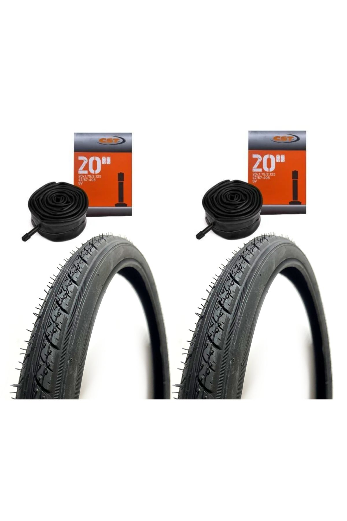 Loop 20x1.75 Bisiklet Iç Dış Lastik Seti