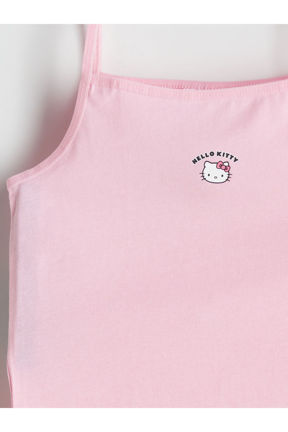 LC Waikiki-Quadratischer Kragen Hello Kitty bedrucktes Mädchen-Unterhemd im 2er-Pack 5