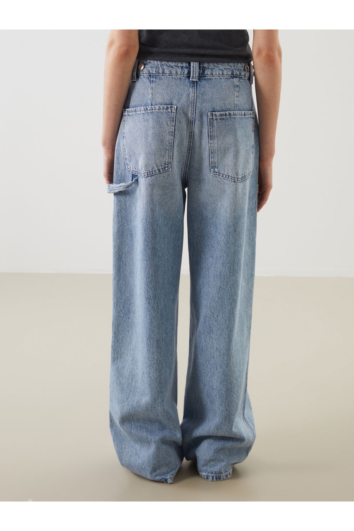 LC Waikiki-Pantaloni de damă în jean Wideleg 4