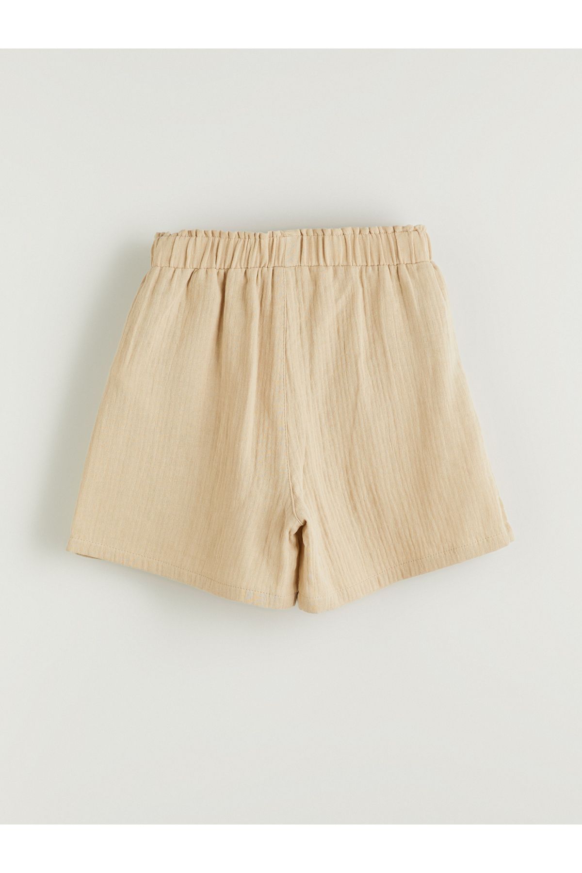 LC Waikiki-Muslin Girl's Shorts with Elastic Waist 3