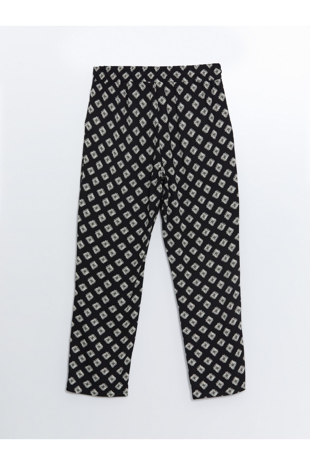 LC Waikiki-Comfortable Fit Patterned Maternity Pants with Elastic Waist 6
