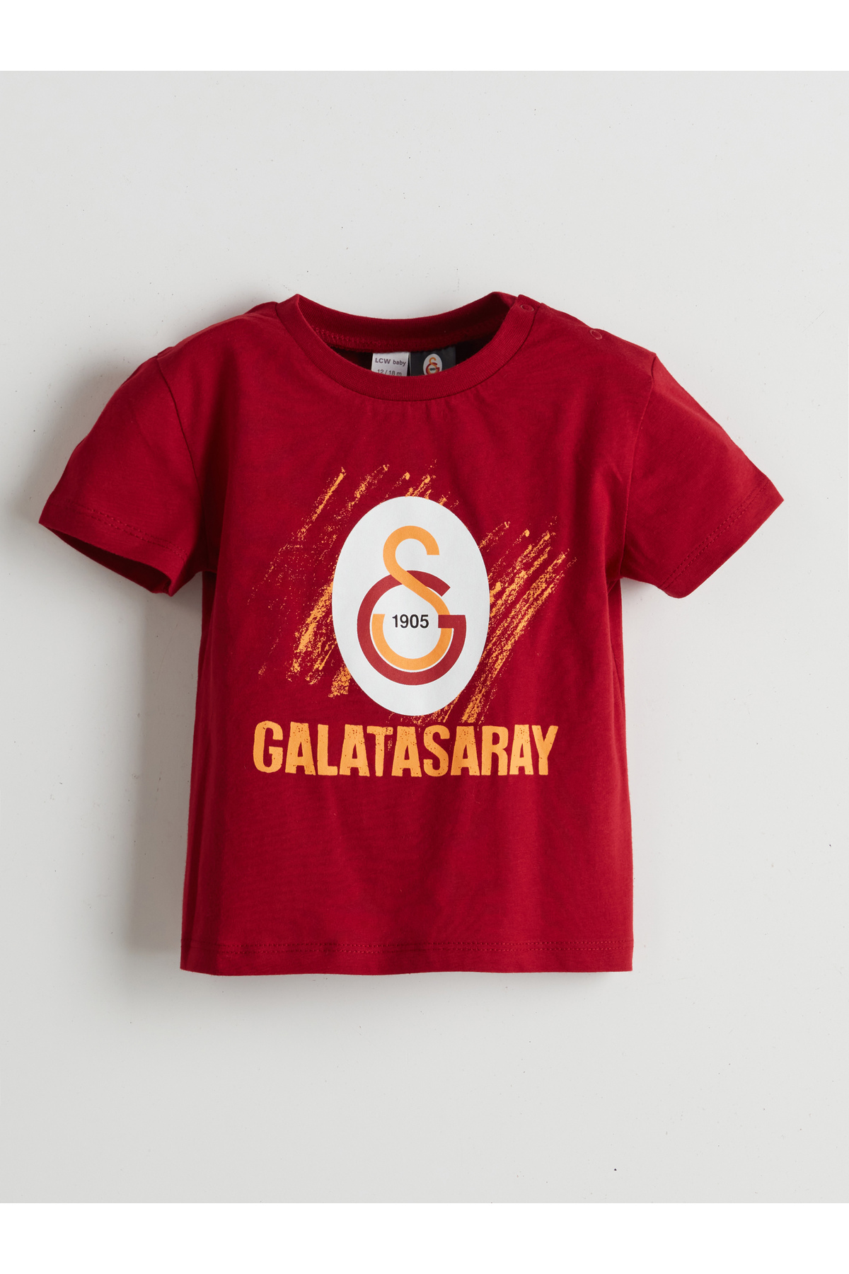 LC Waikiki Galatasaray Baskılı Erkek Bebek Şortlu Pijama Takımı fotoğrafı 2 (önizleme)