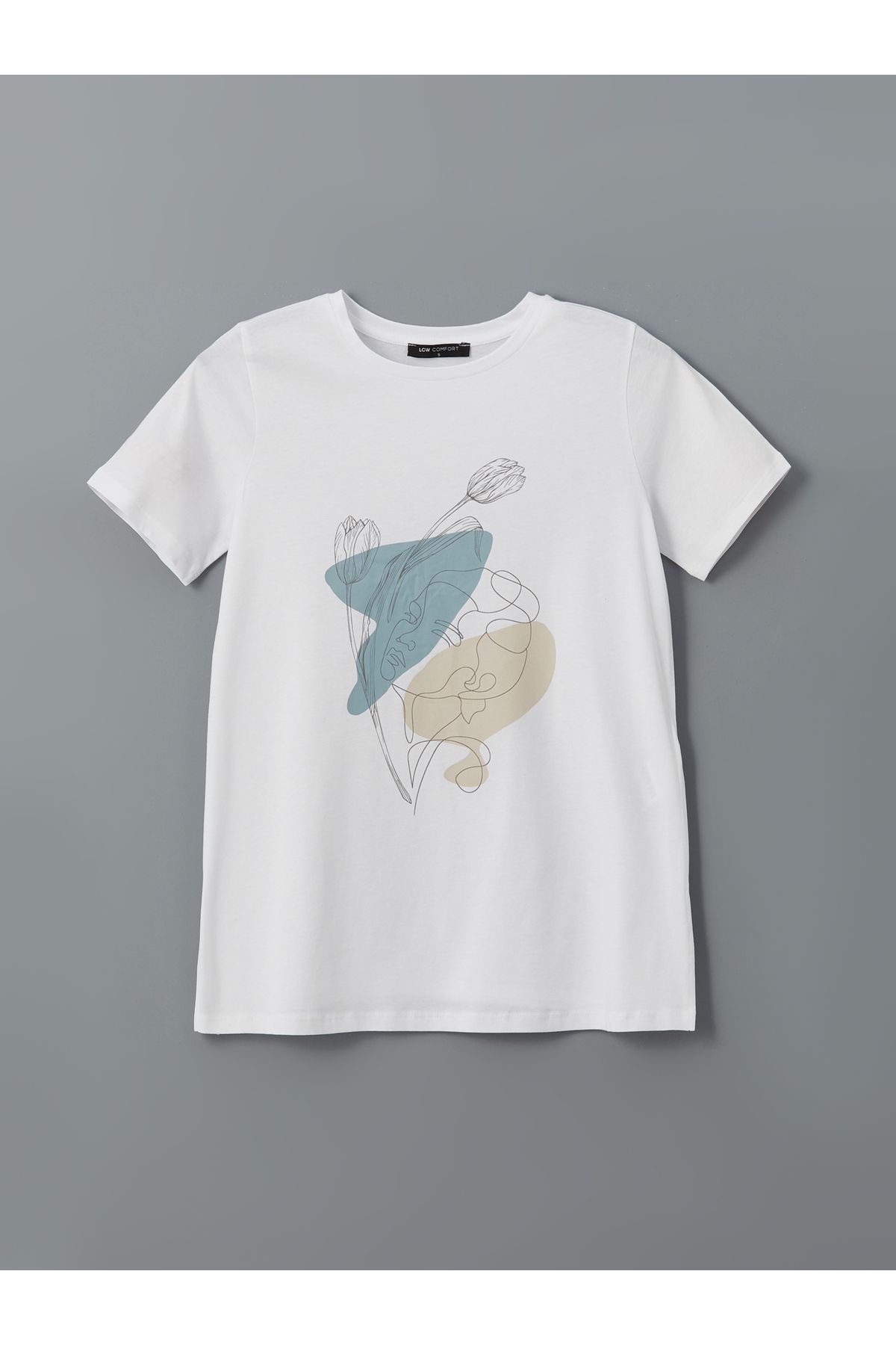 LC Waikiki-Crew Neck Printed Women's T-Shirt 5