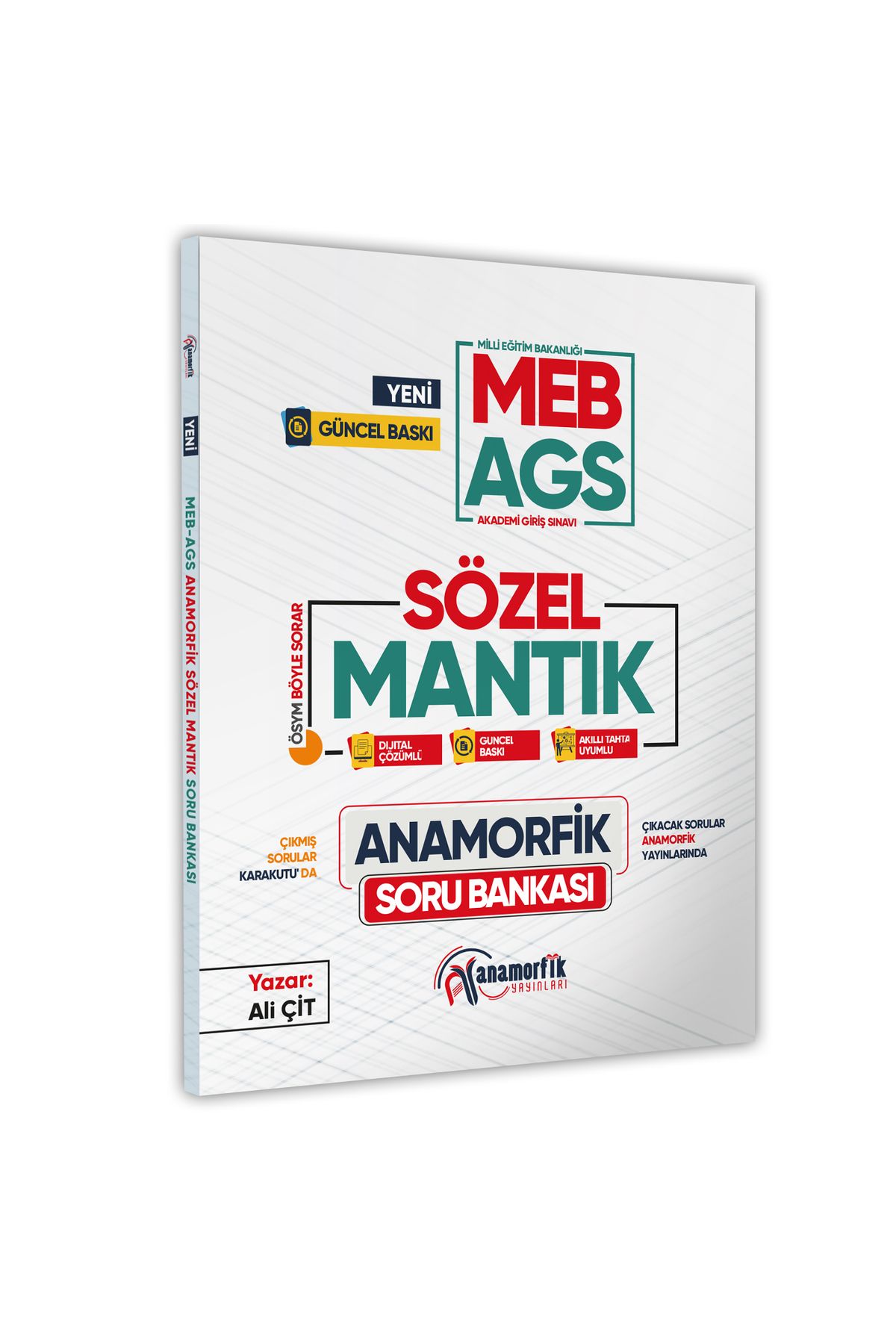 Anamorfik Yayınları 2025 MEB-AGS Anamorfik Sözel Mantık Soru Bankası Yeni Müfredat Dijital Çözümlü