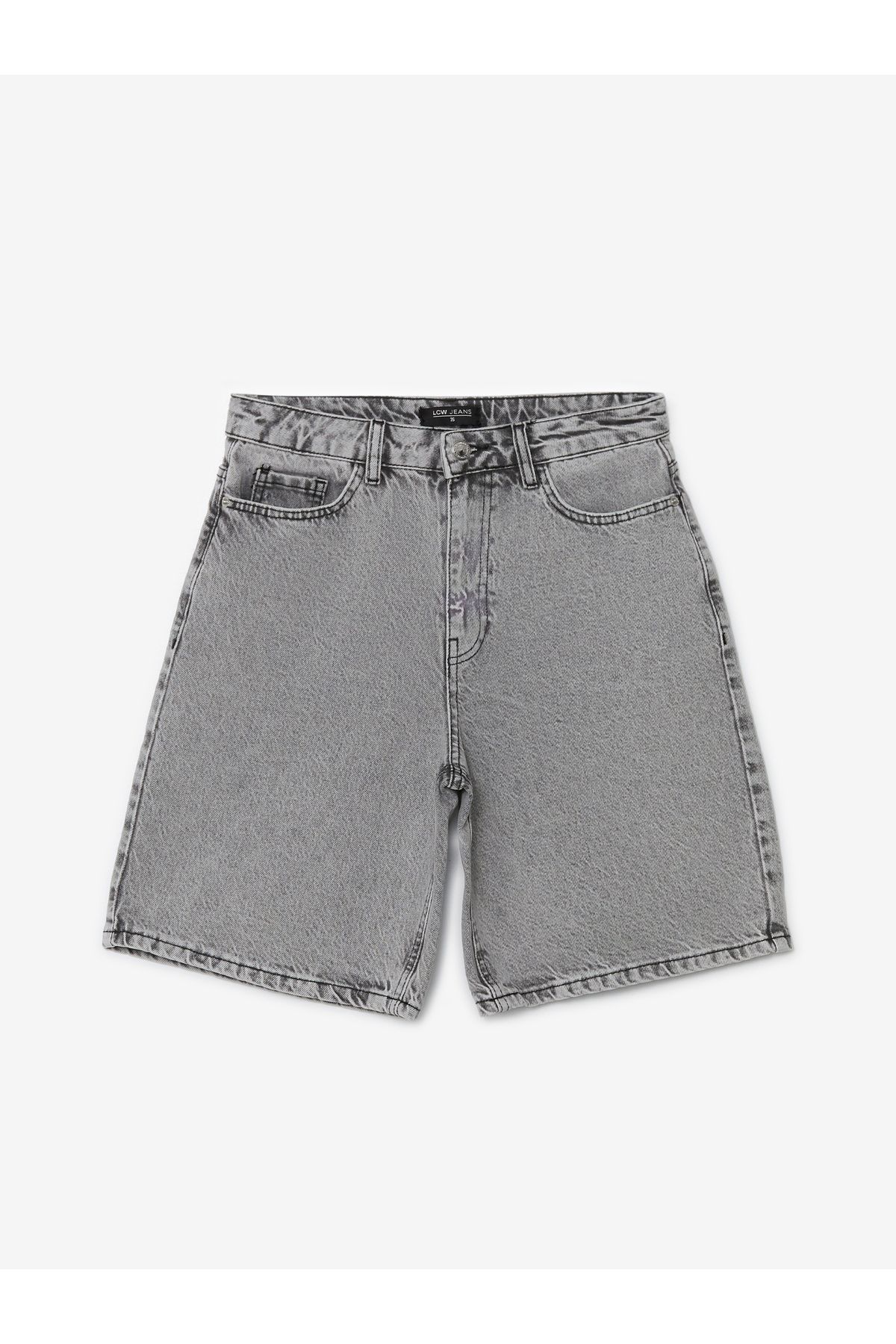 LC Waikiki-Women's Bermuda Fit Jean Shorts 5