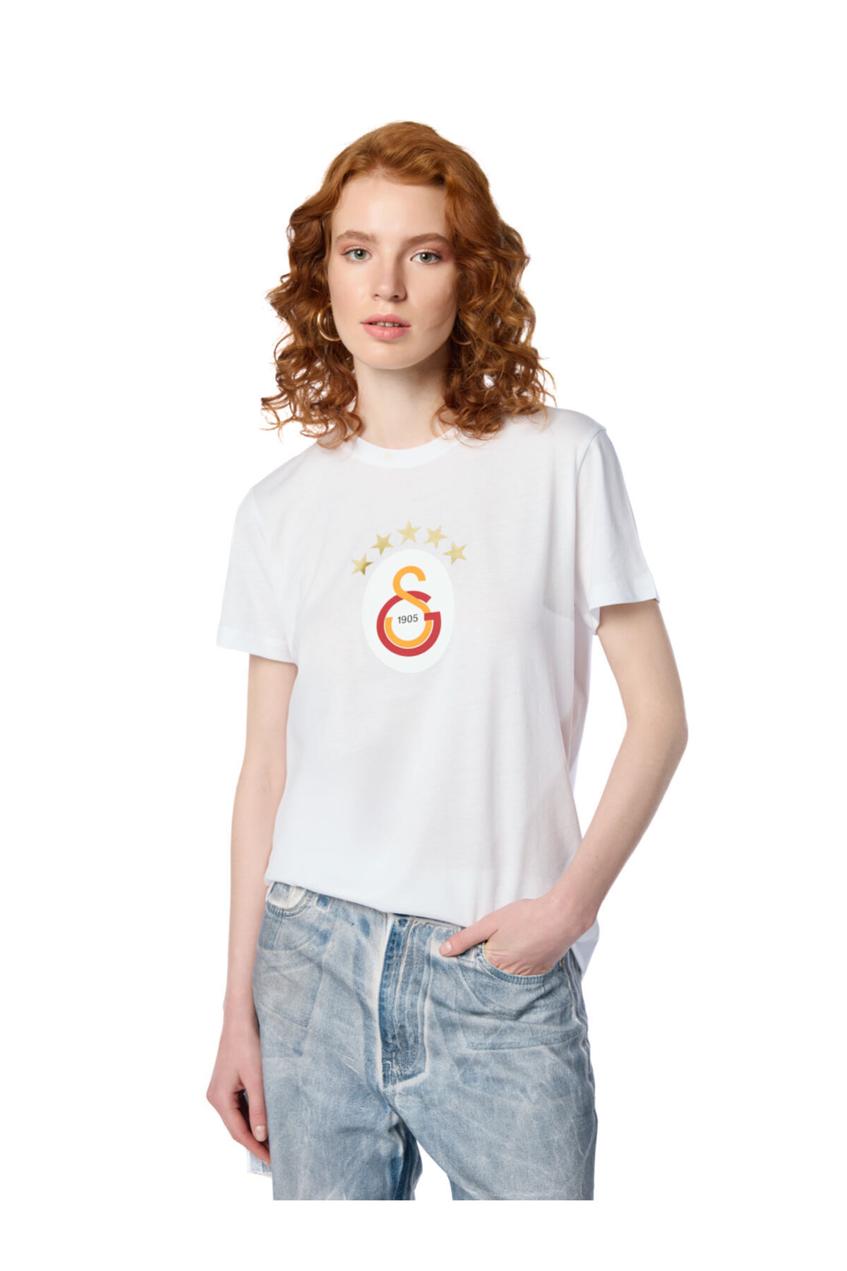 GSStore Galatasaray 5 Yıldız Kadın T-shirt K251402 görsel 5