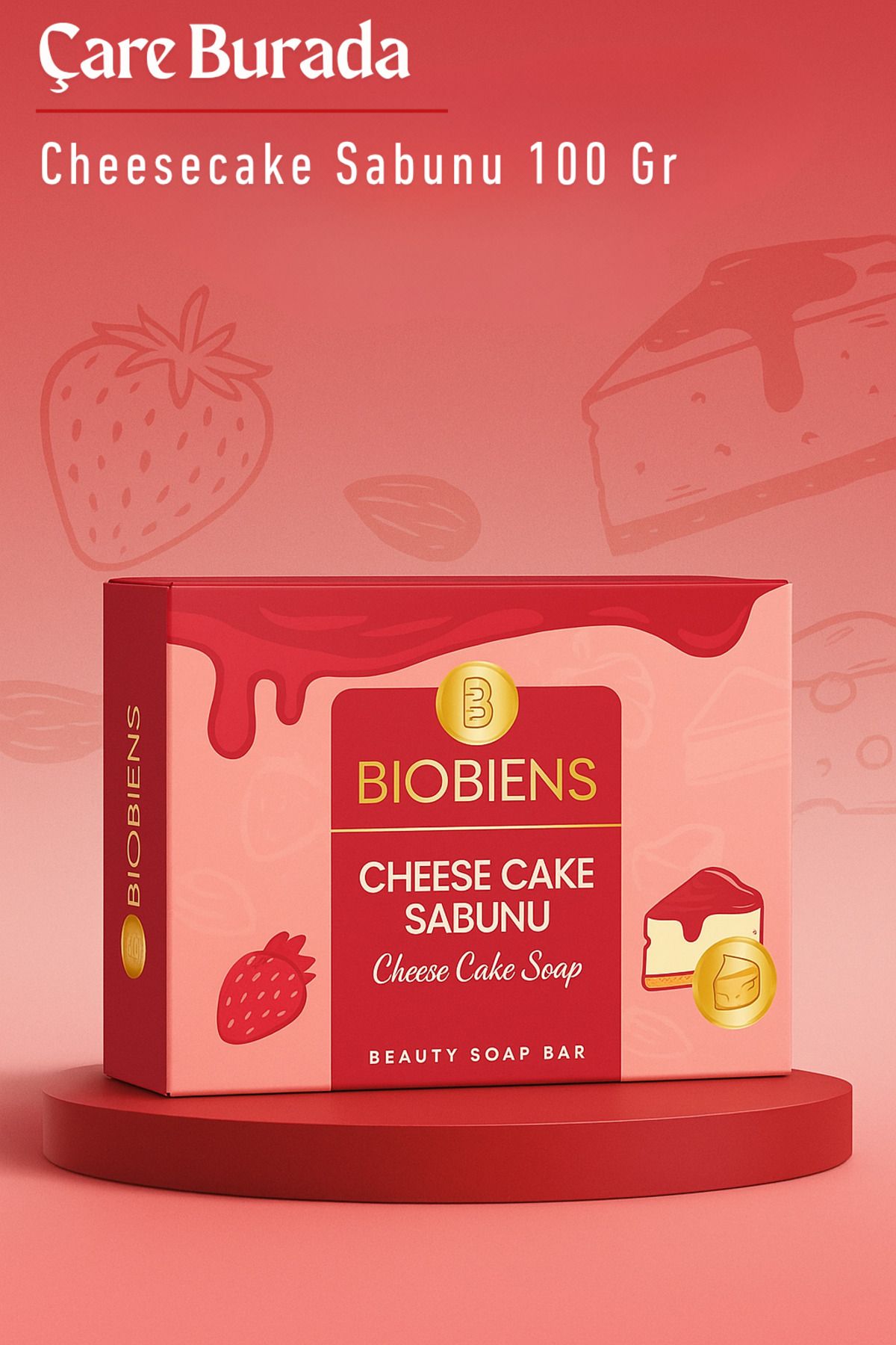 Çare Burada Biobiens - Cheesecake Sabunu 100 Gr