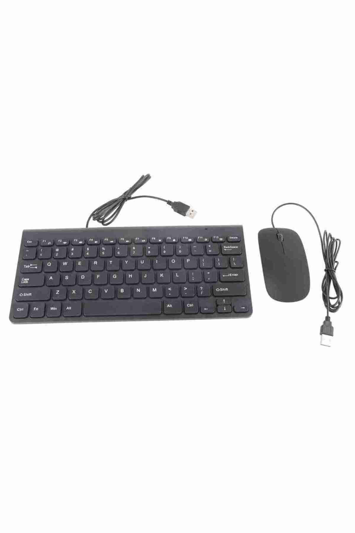 Choice-black Ultra Thin USB Wired Keyboard Optical Mouse Mice Set Combo for PC Laptop keyboard mouse keyboa 1