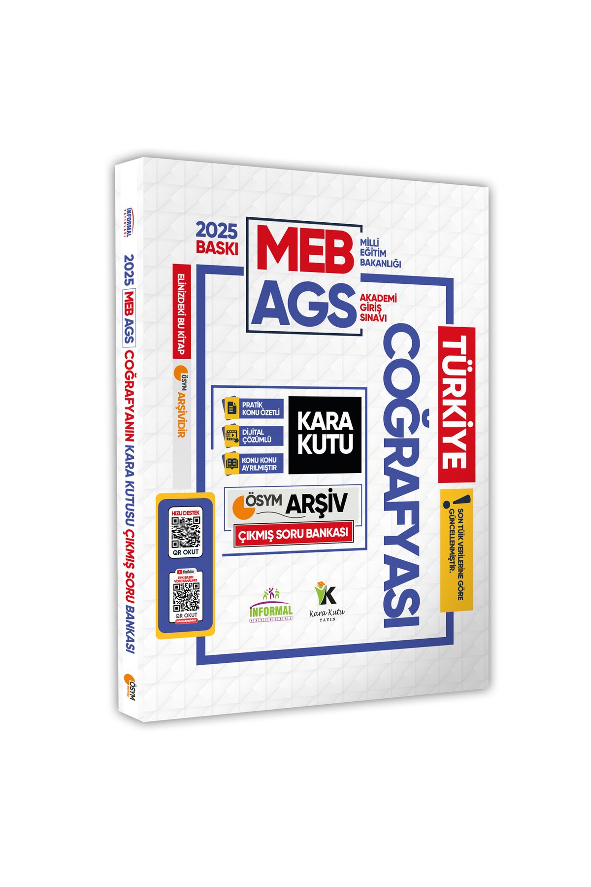 Karakutu Yayınları 2025 MEB-AGS COĞRAFYAnın Kara Kutusu ÖSYM Çıkmış Soru Havuzu Bankası Konu Özetli Video/PDF Çözümlü