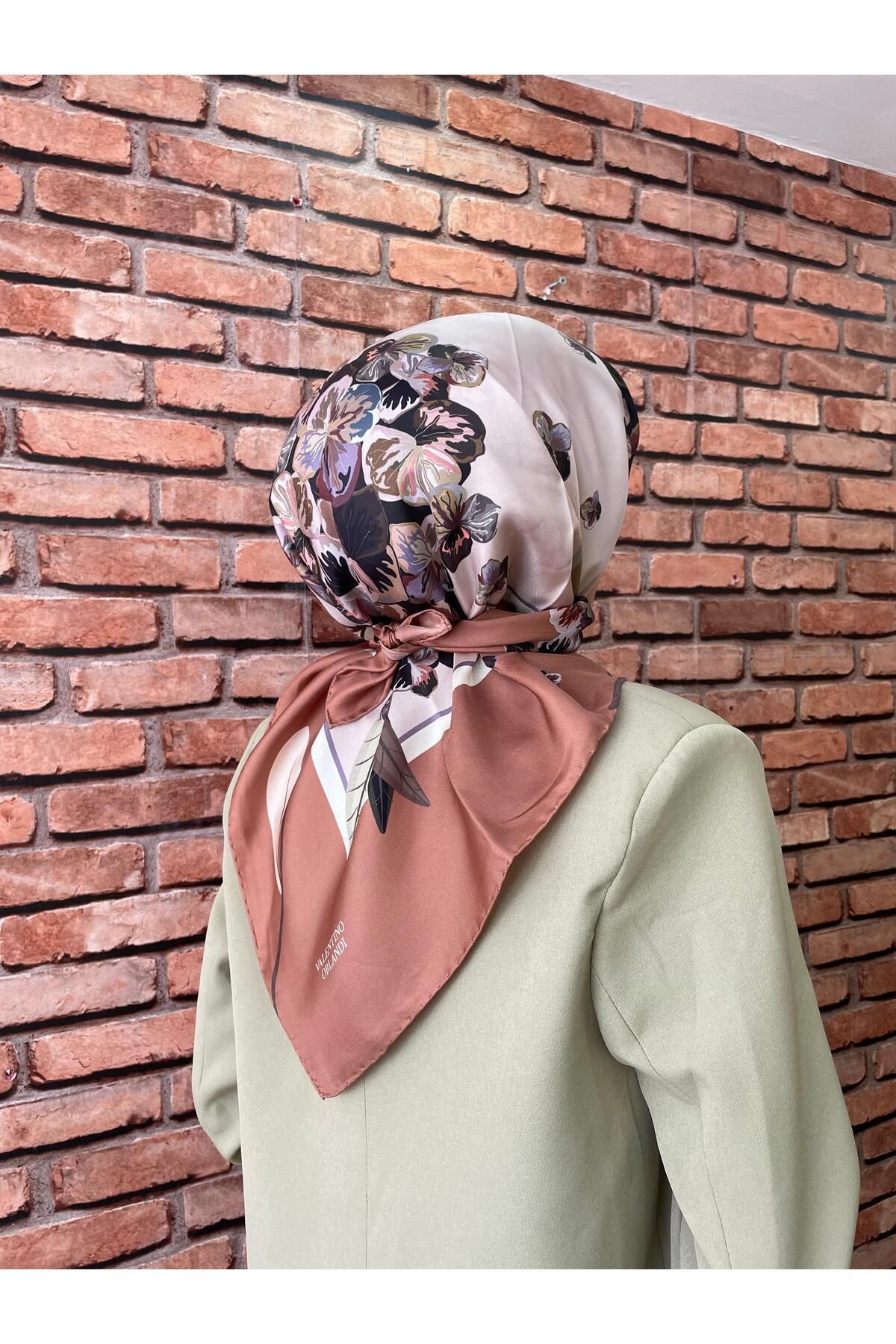 Valentino Orlandi twill ipek eşarp