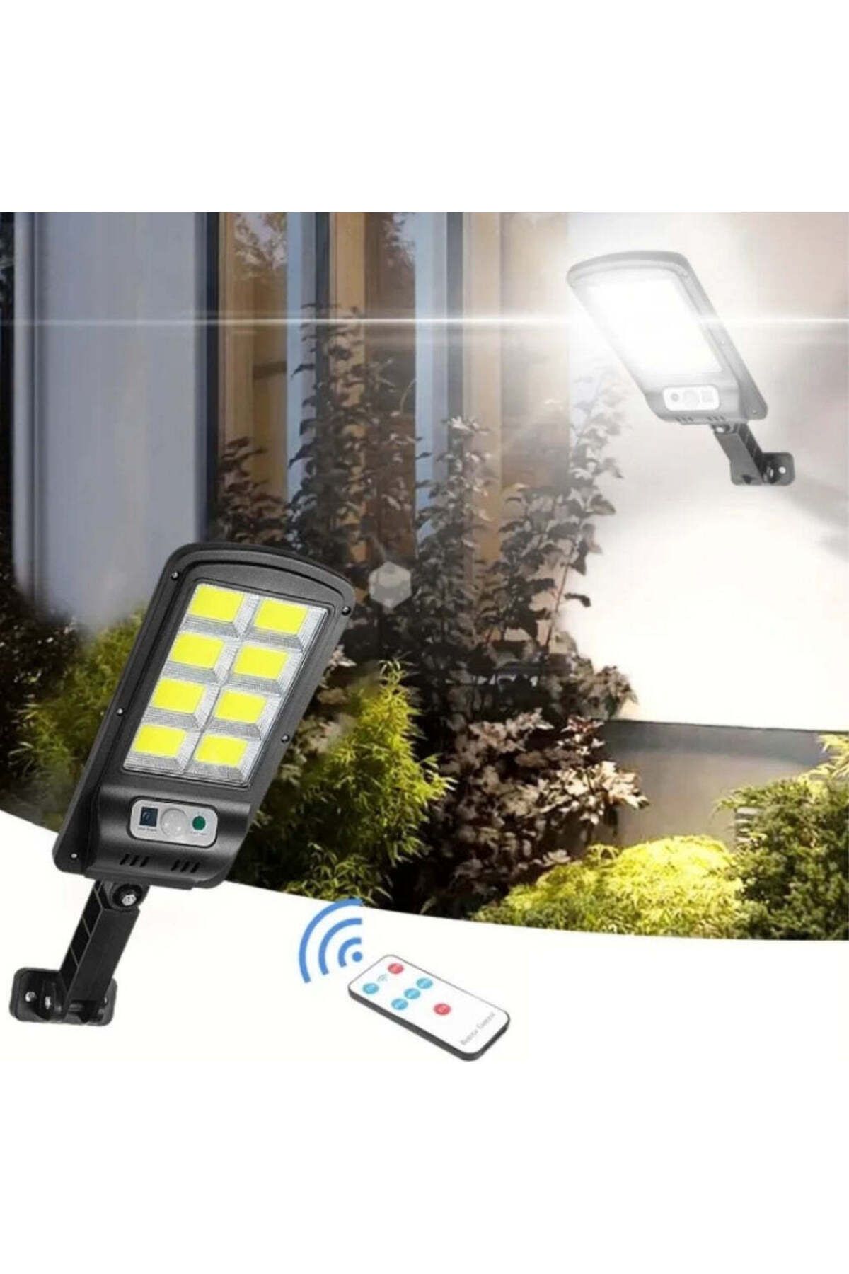 divendi-ro-Solar lamp with 8 frames, 30W 160 LEDs, light and motion sensor 3