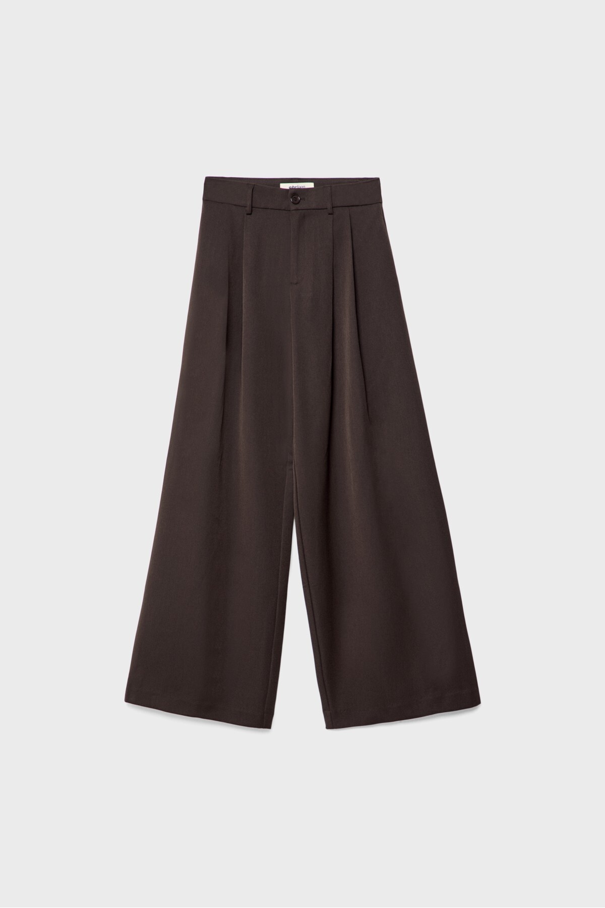 Stradivarius  Geniş paça pensli klasik pantolon - Görsel 6