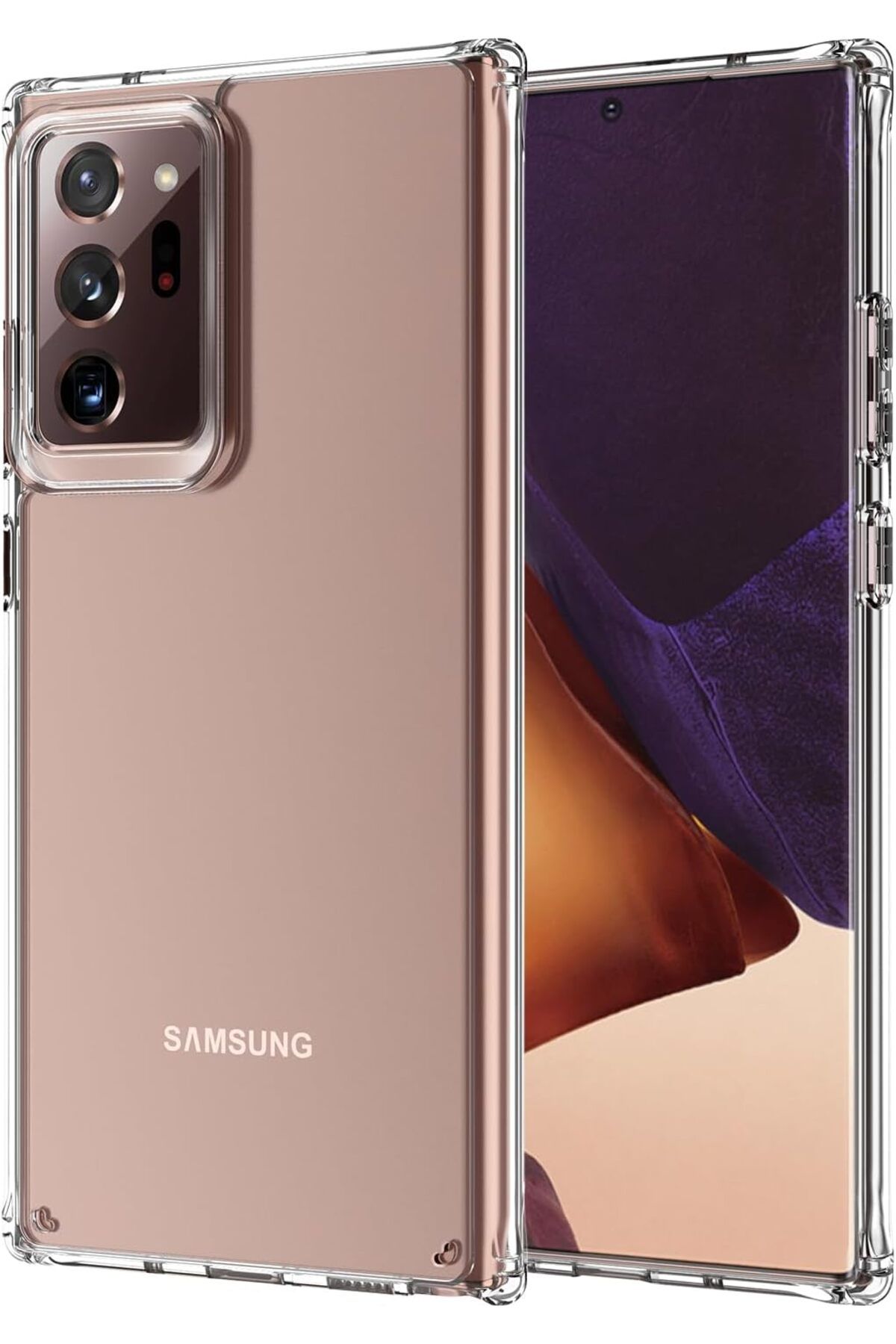 Ehr. Samsung Galaxy Note 20 Ultra Uyumlu Darbe Önleyici Sararmaya Dayanıklı Airbag Korumalı Ultra Slim TP