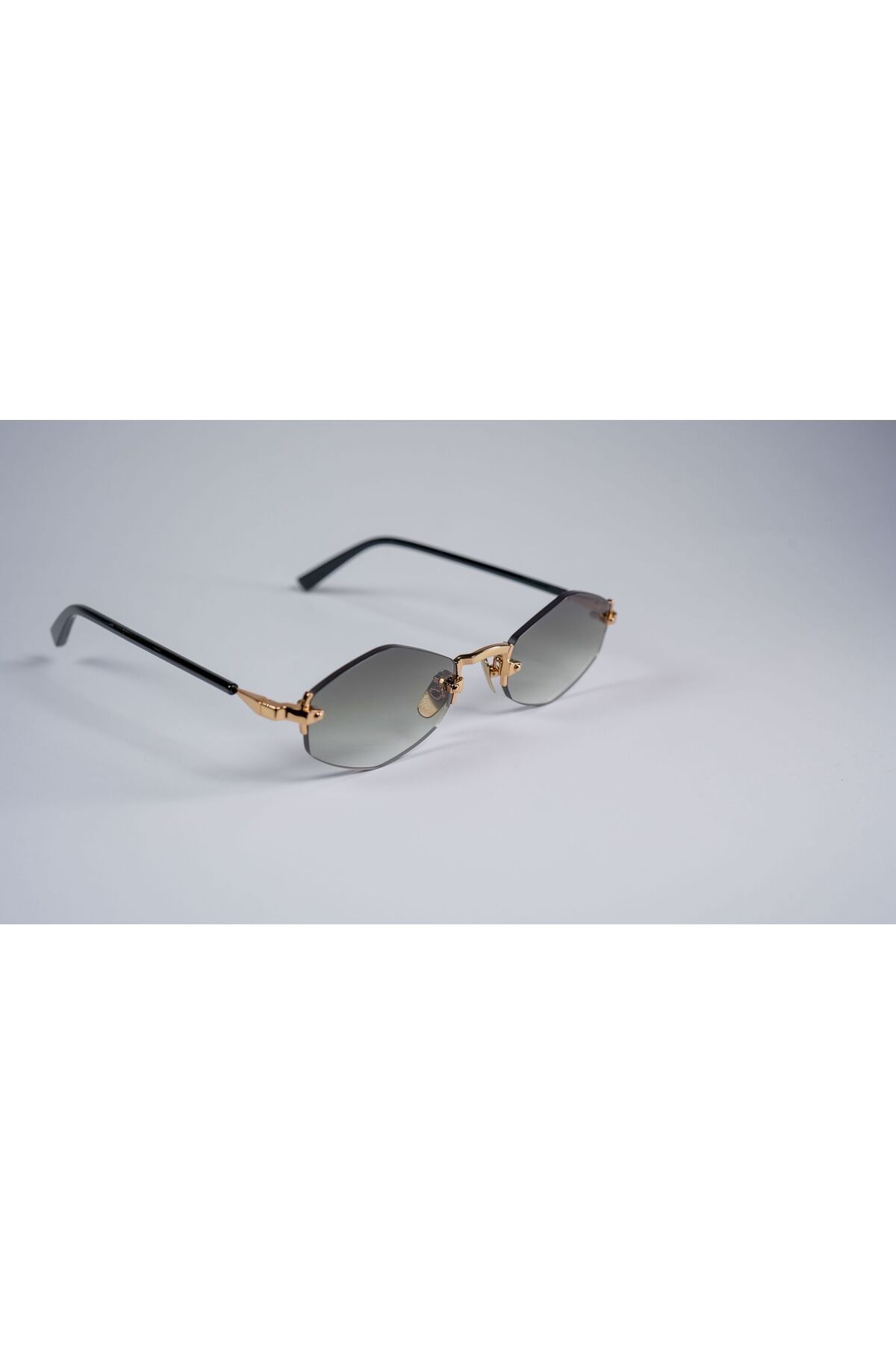 PRESİDORYA Presidorya PD7030SGLD/GRN Kadın Güneş Gözlüğü Yeşil Degrade Lens UV400