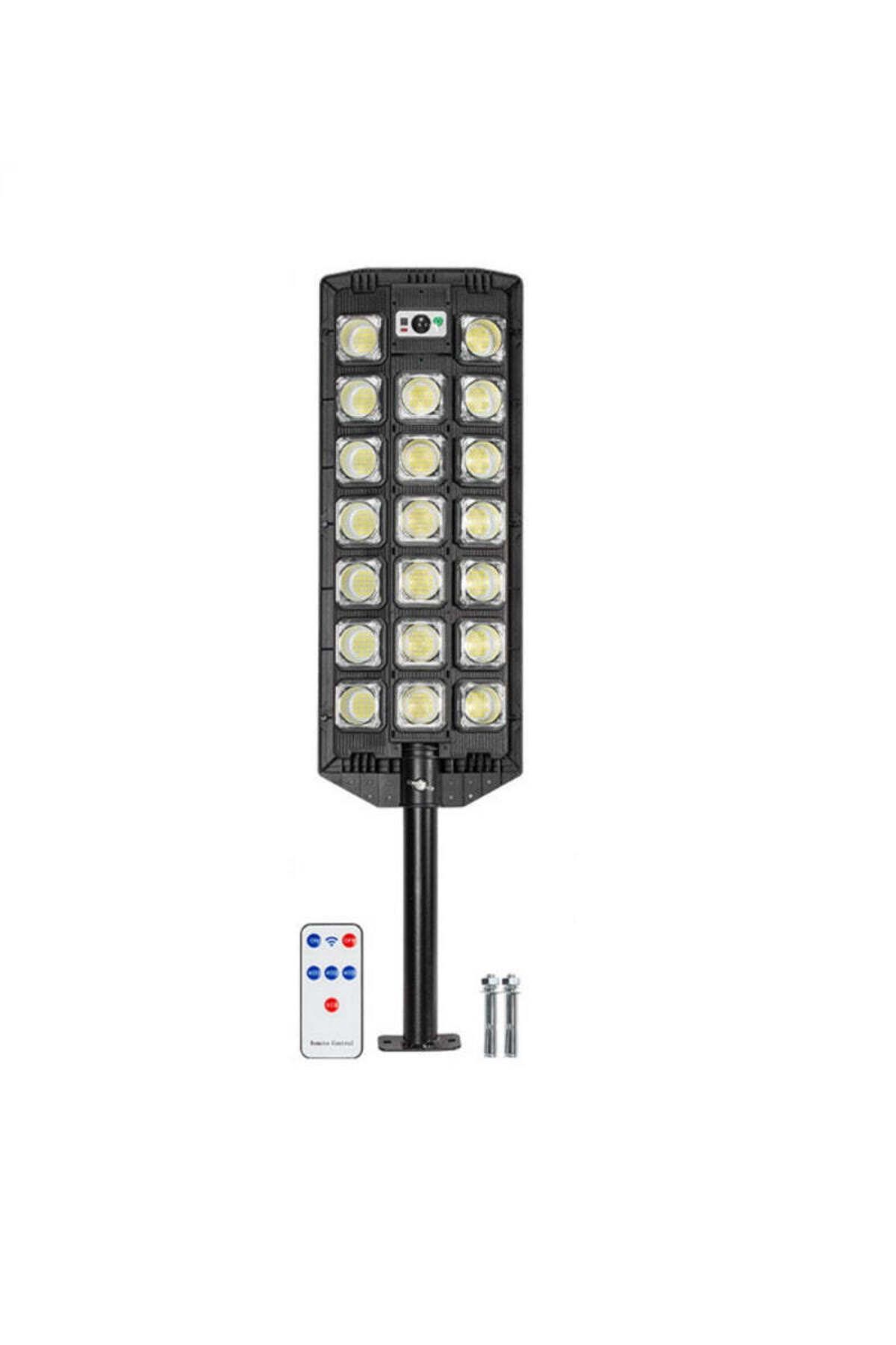 divendi-ro-Solar street lamp W7102B-7 with 20 x LED COB 3W, IP65, with motion sensor and remote control, black 1