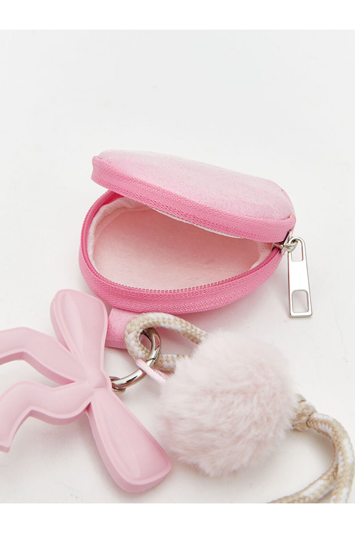 LC Waikiki-Pink Basic Wallet Keychain 2
