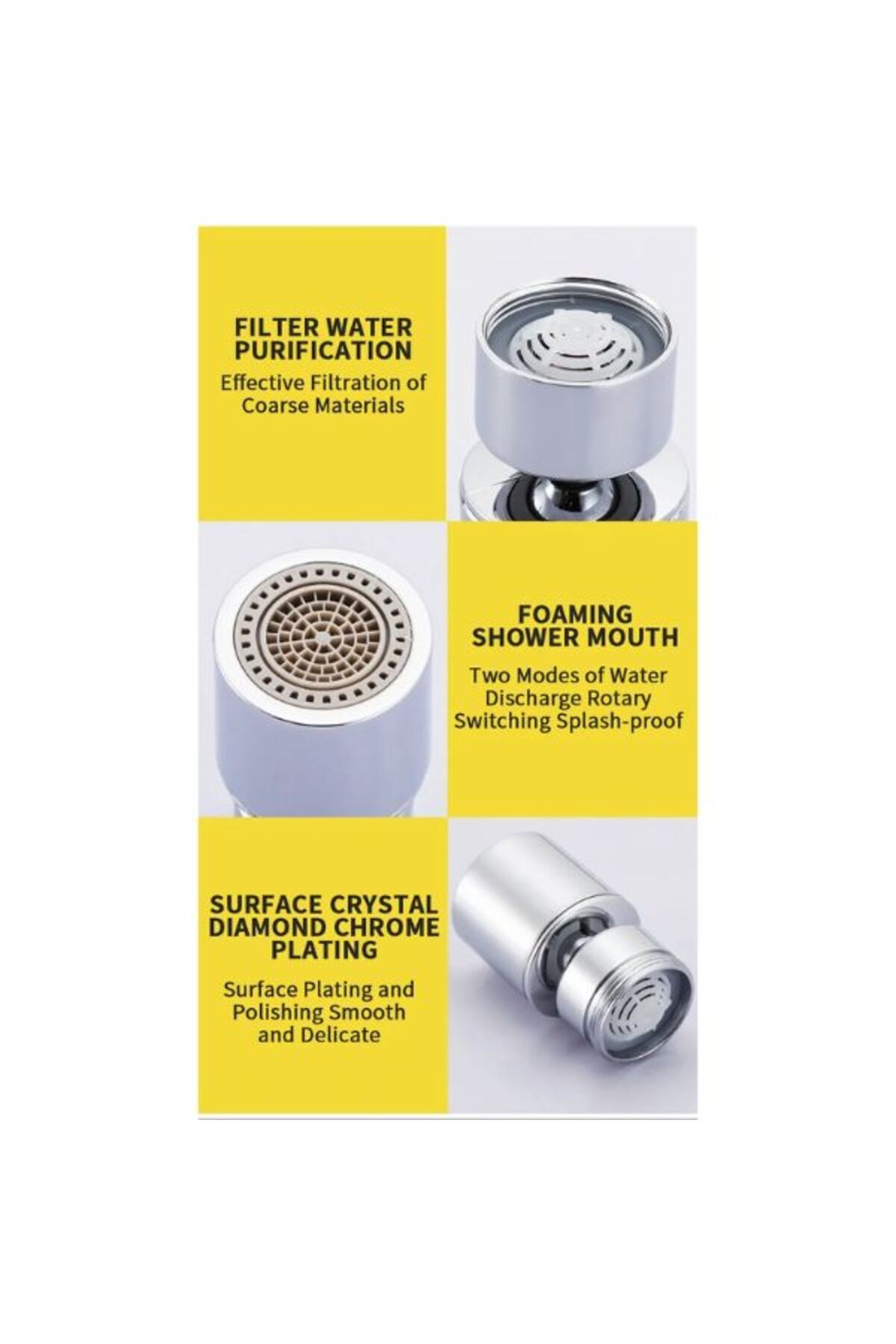 divendi-ro-Universal rotary extension for tap with M22 thread, 2 working modes - Silver 10