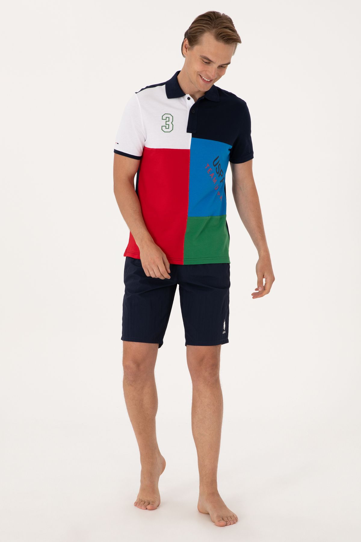 U.S. Polo Assn. Erkek Lacivert Deniz Şortu 50300031-VR033