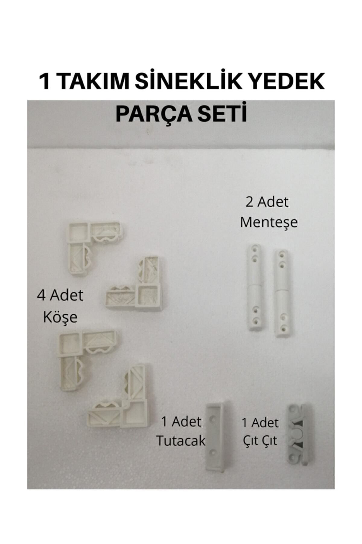 teknotrust PİMAPEN SİNEKLİK YEDEK PARÇA TAKIMI (KÖŞELER + MENTEŞE+ÇITÇIT+TUTACAK)