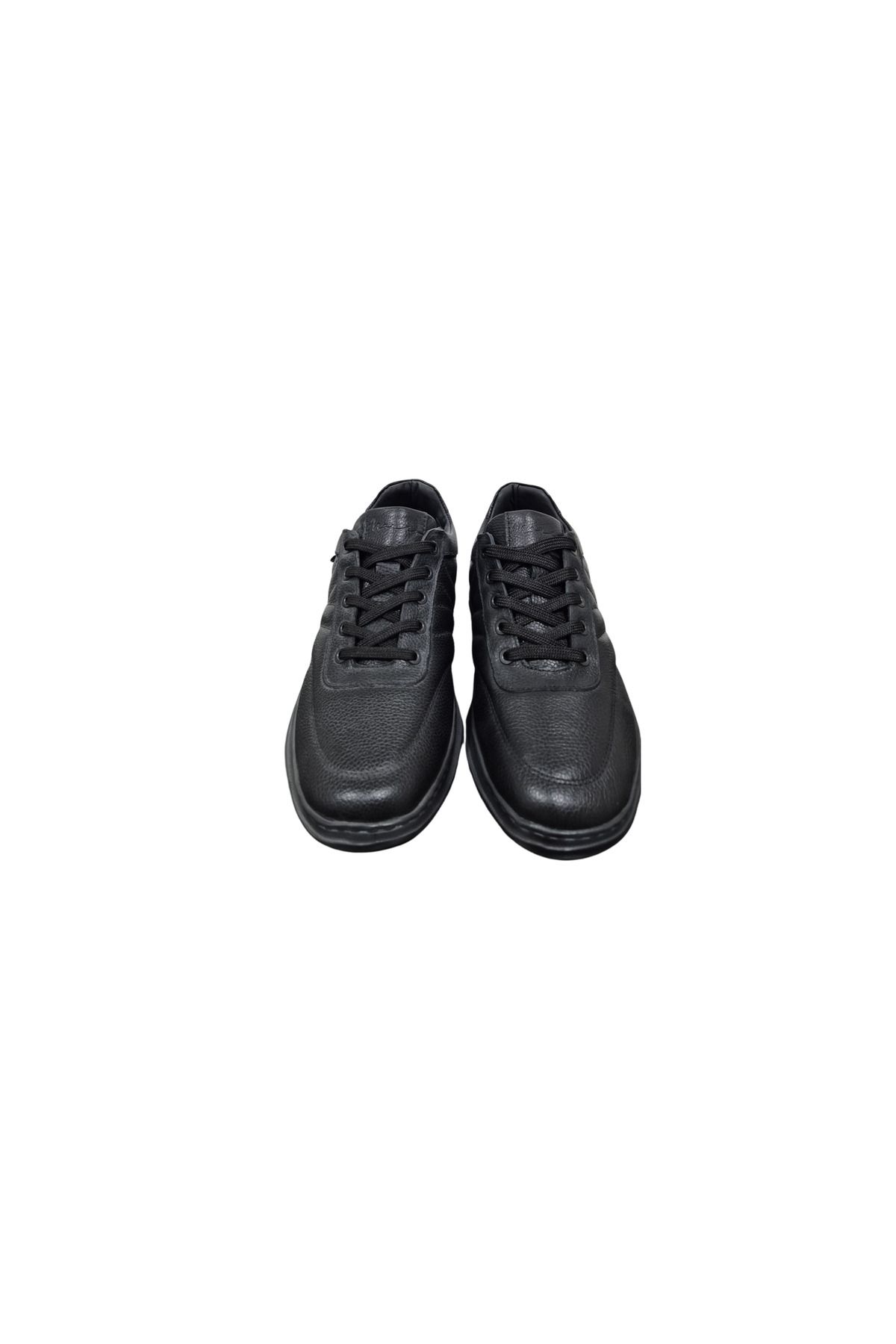 MARCOMEN Siyah Detroit Erkek Deri Sneaker