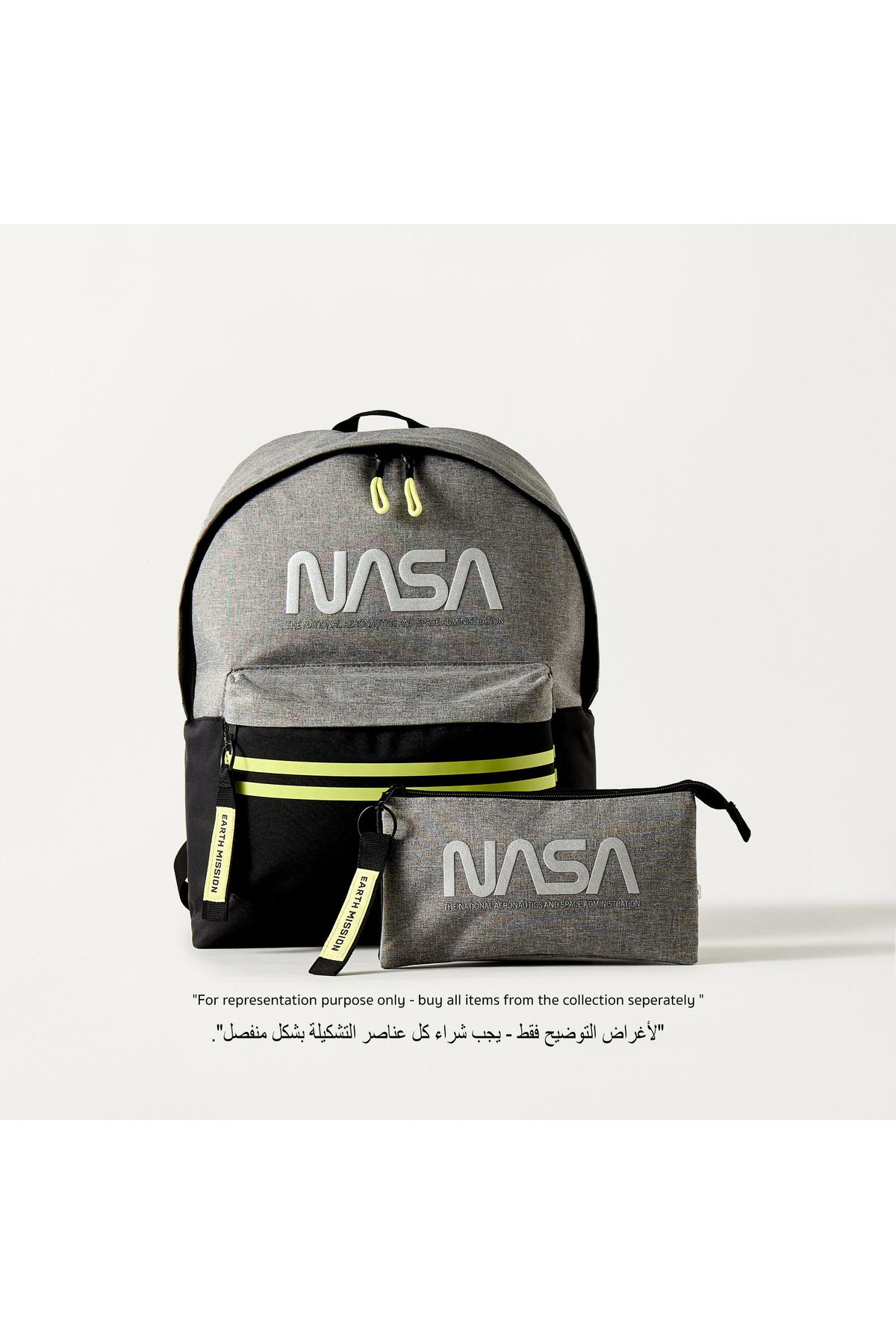 Nasa-Nasa Textured 17-inch Backpack with Adjustable Shoulder Straps - 43x32x14 cms 7