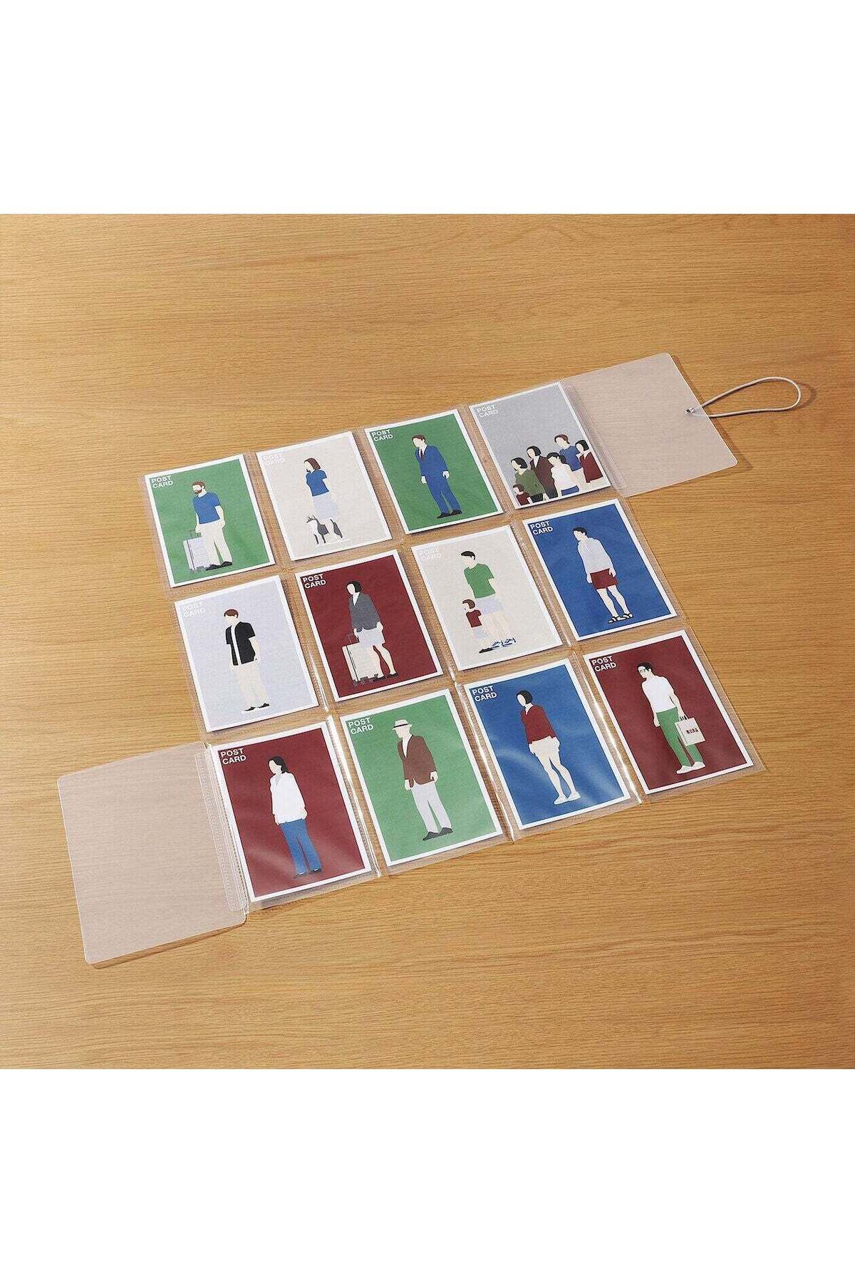 Muji-Viewable-at-once Card file, 12 Pockets 5